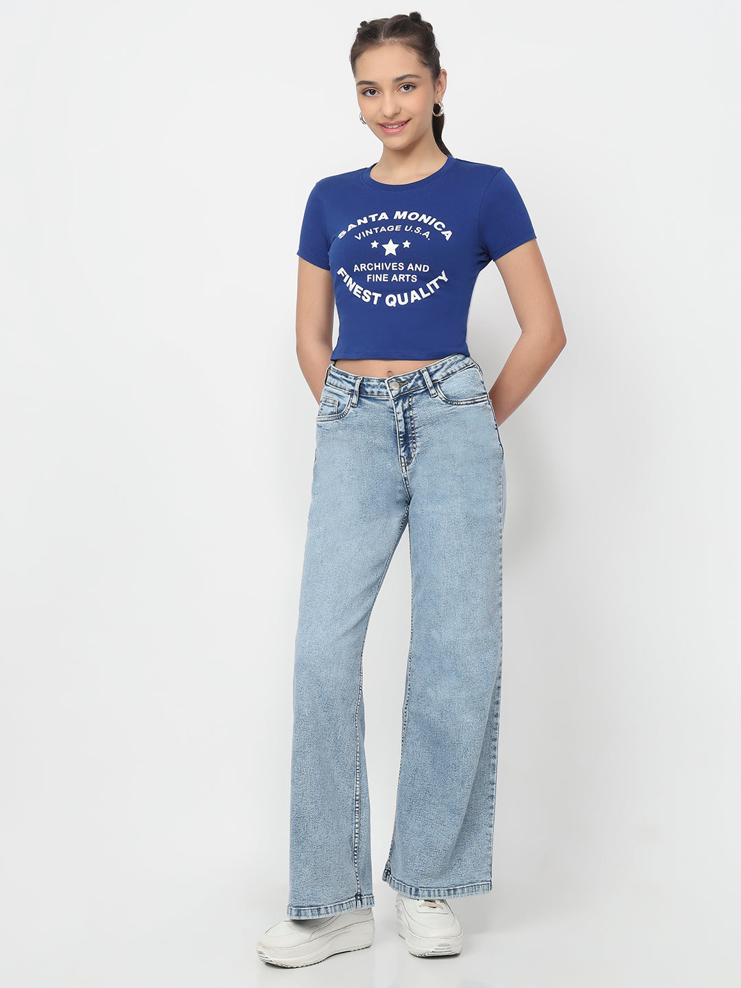 Women Indigo Genz Tees