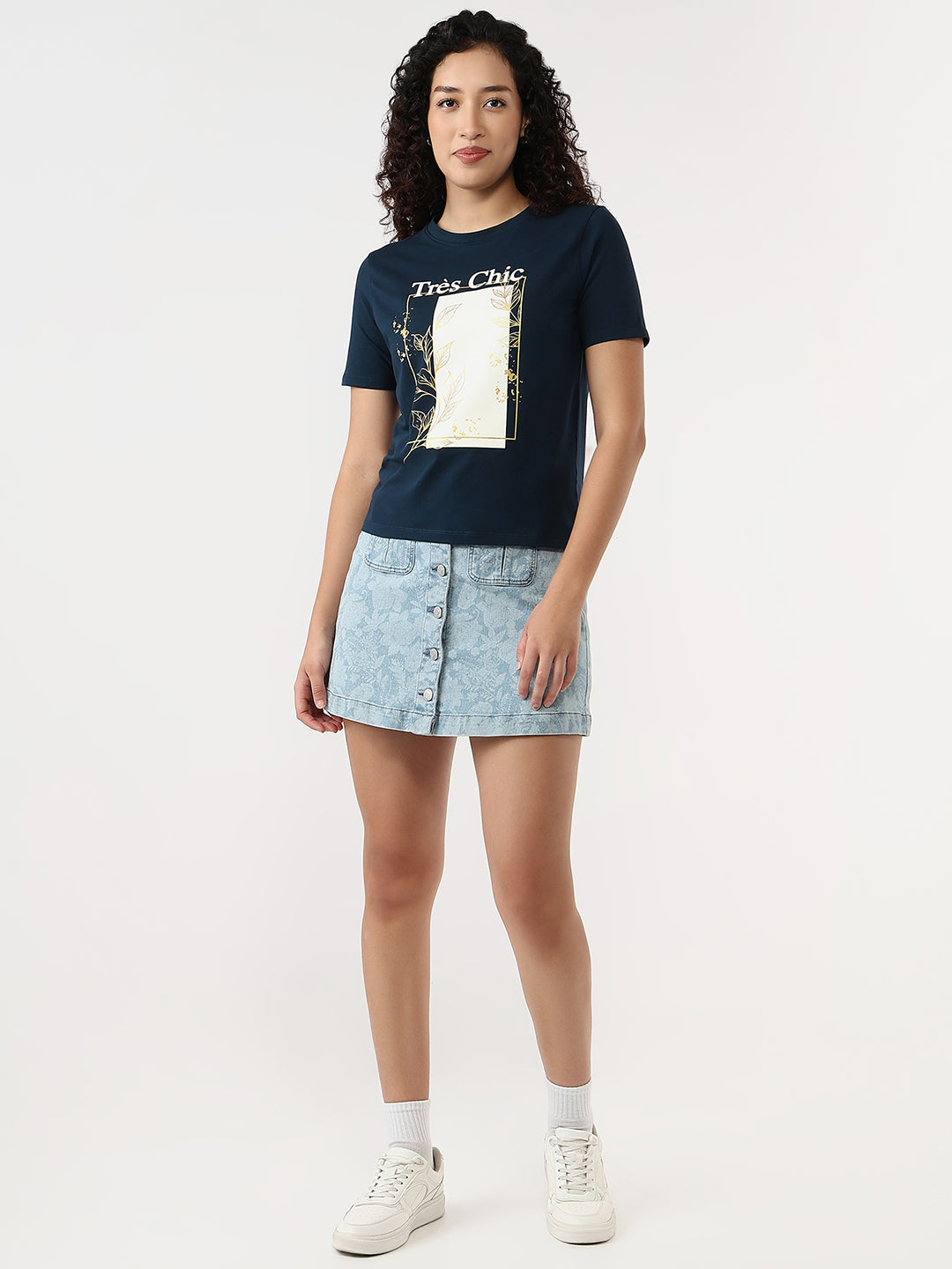 Women Airforce Slim Graphic T-Shirt