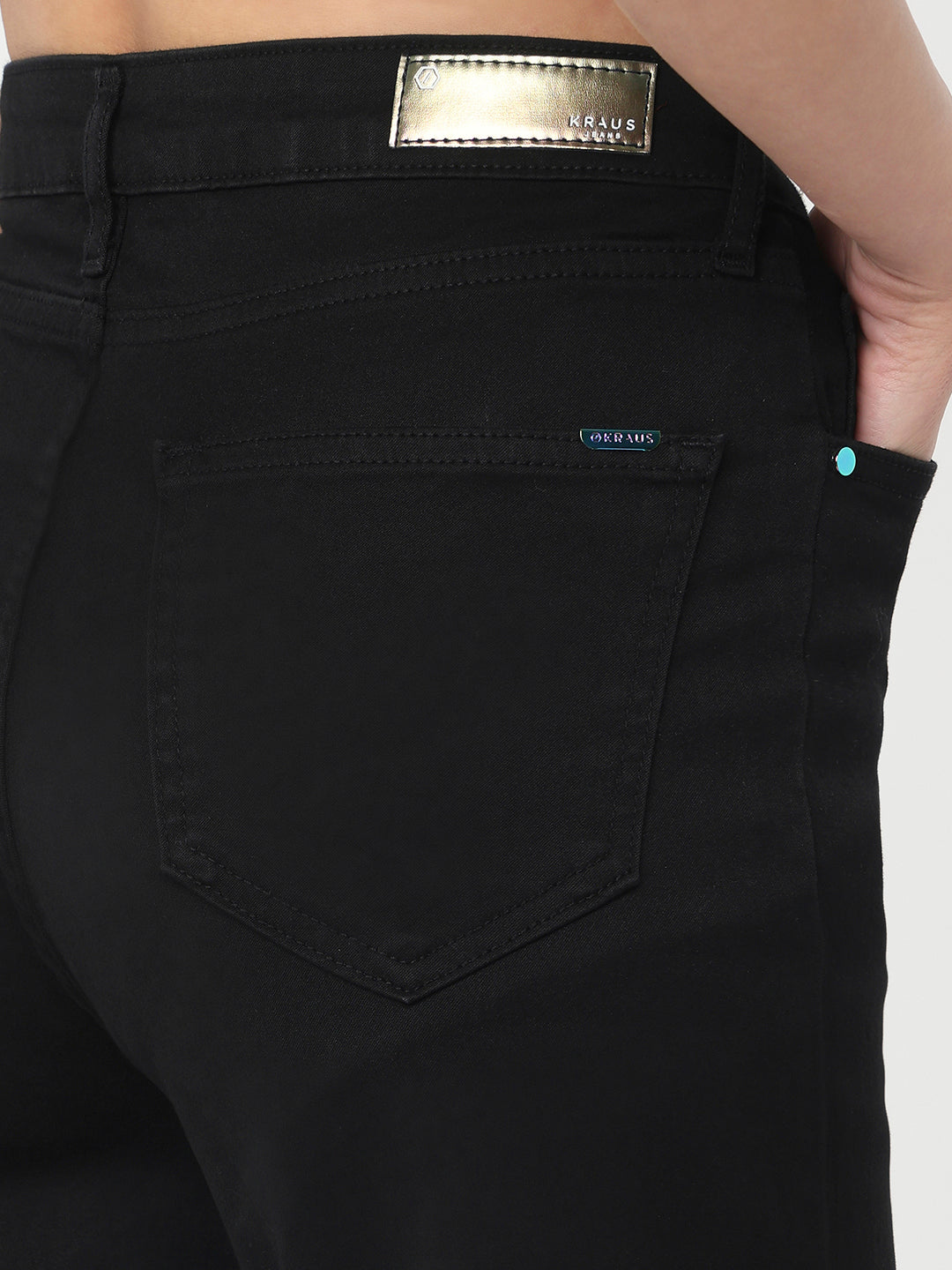Women Black High-Rise Baggy Fit Jeans