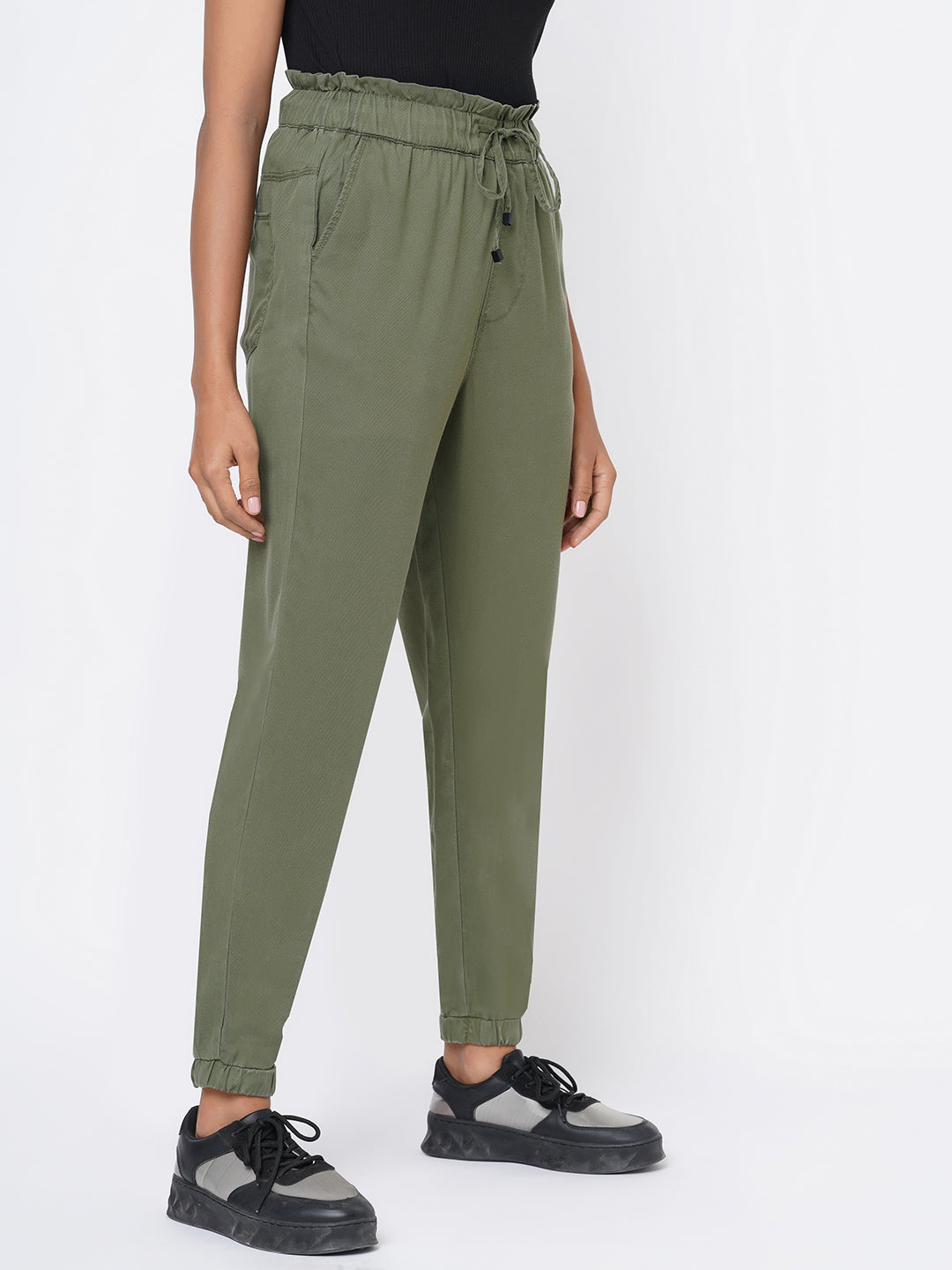 Women High-Rise Comfort Fit Joggers