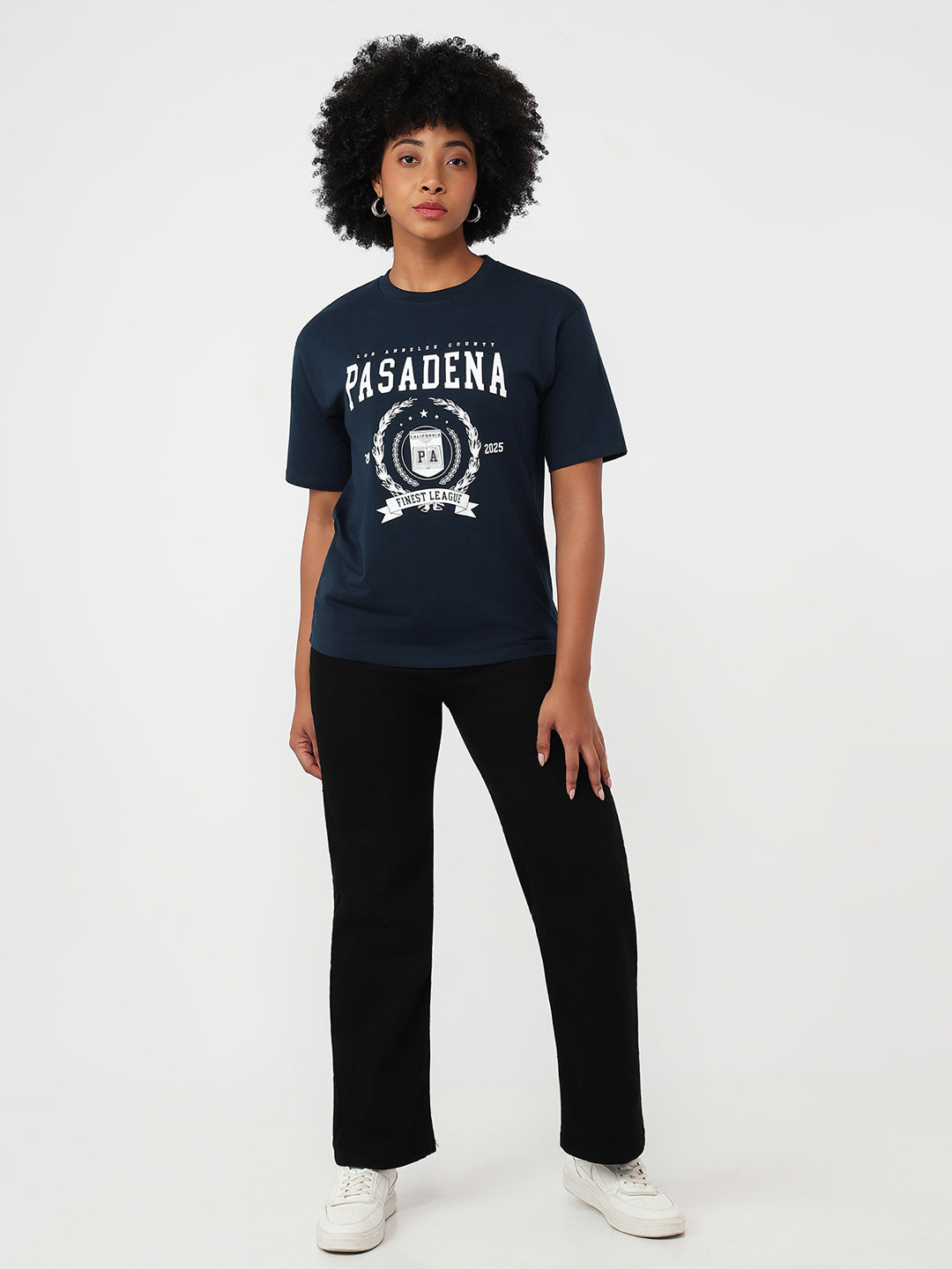 Women Airforce Slim Fit Oversized T-Shirt