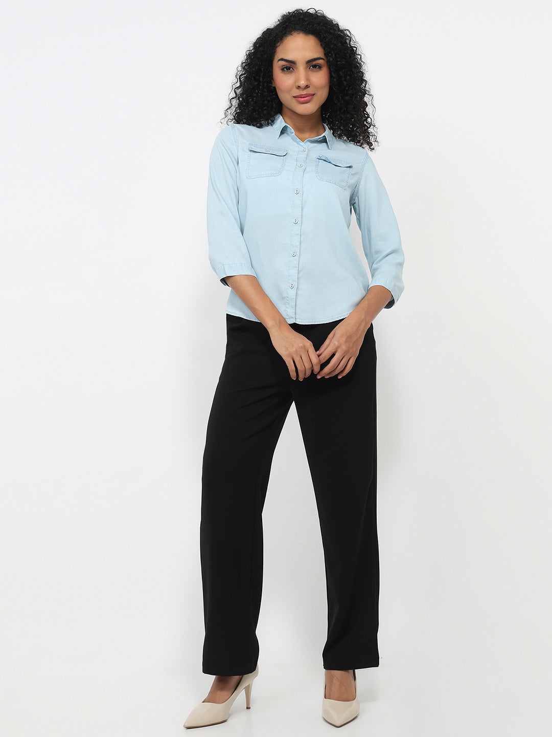 Women Light Blue Shirt