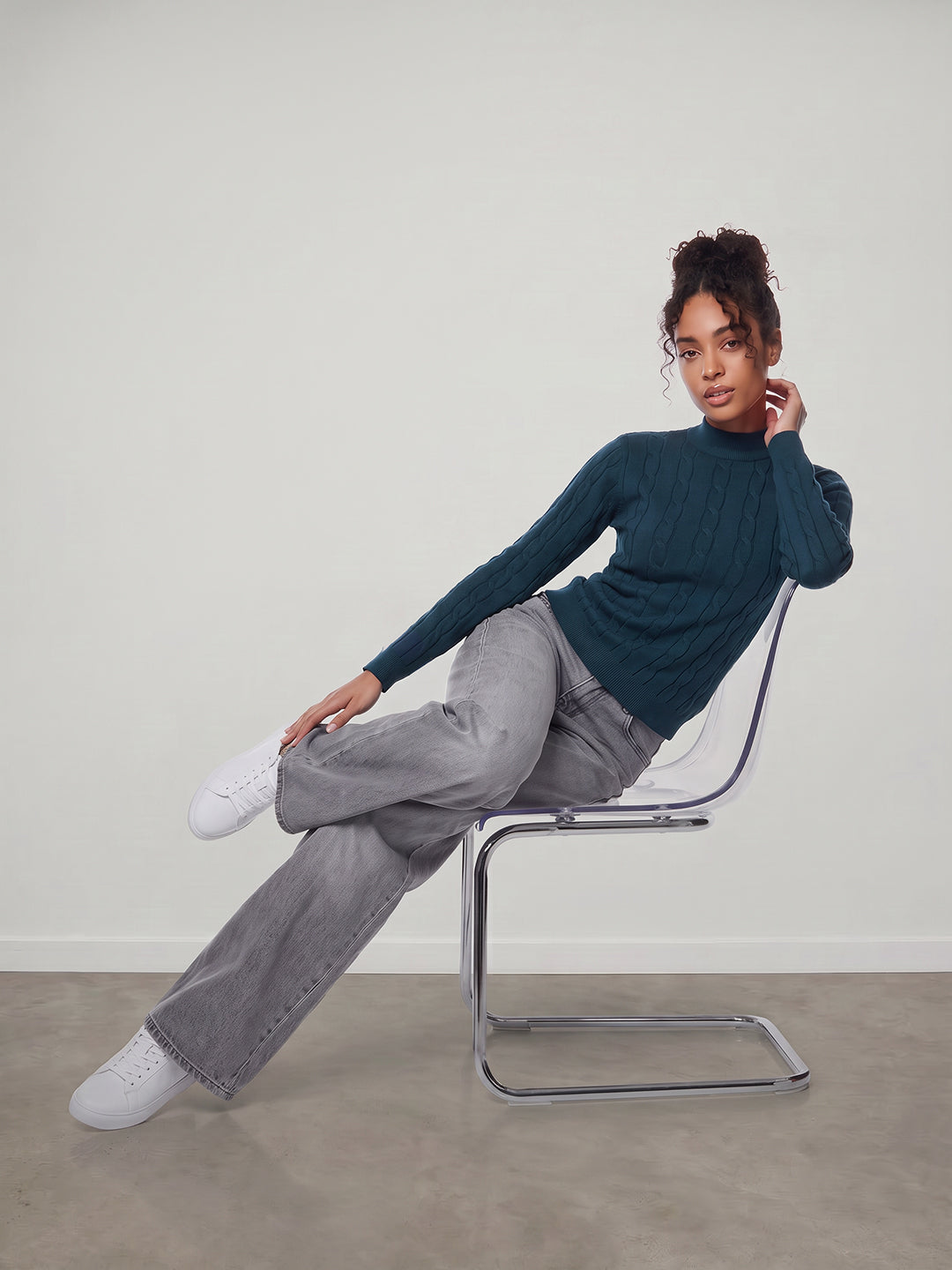 Teal Sweater