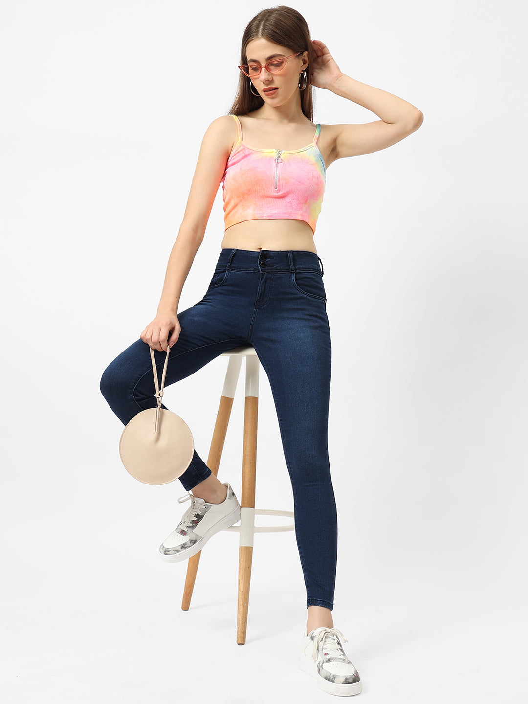 Women High-Rise Skinny Jeans