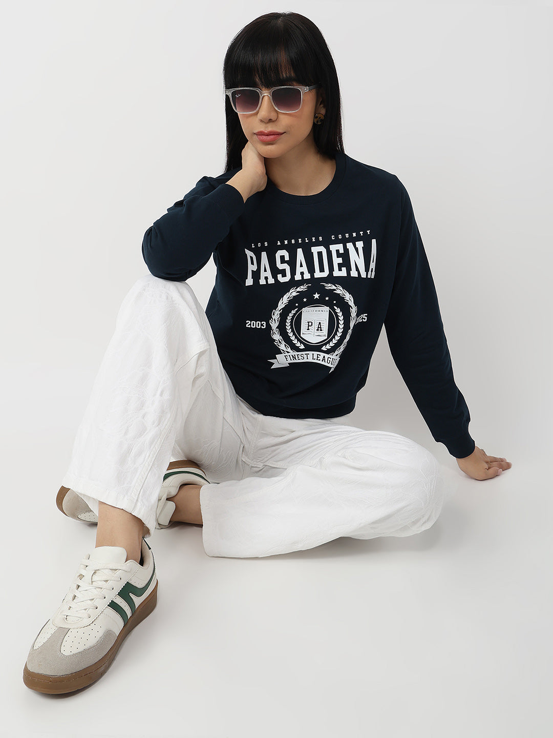 Women Airforce Slim Fit Sweatshirt