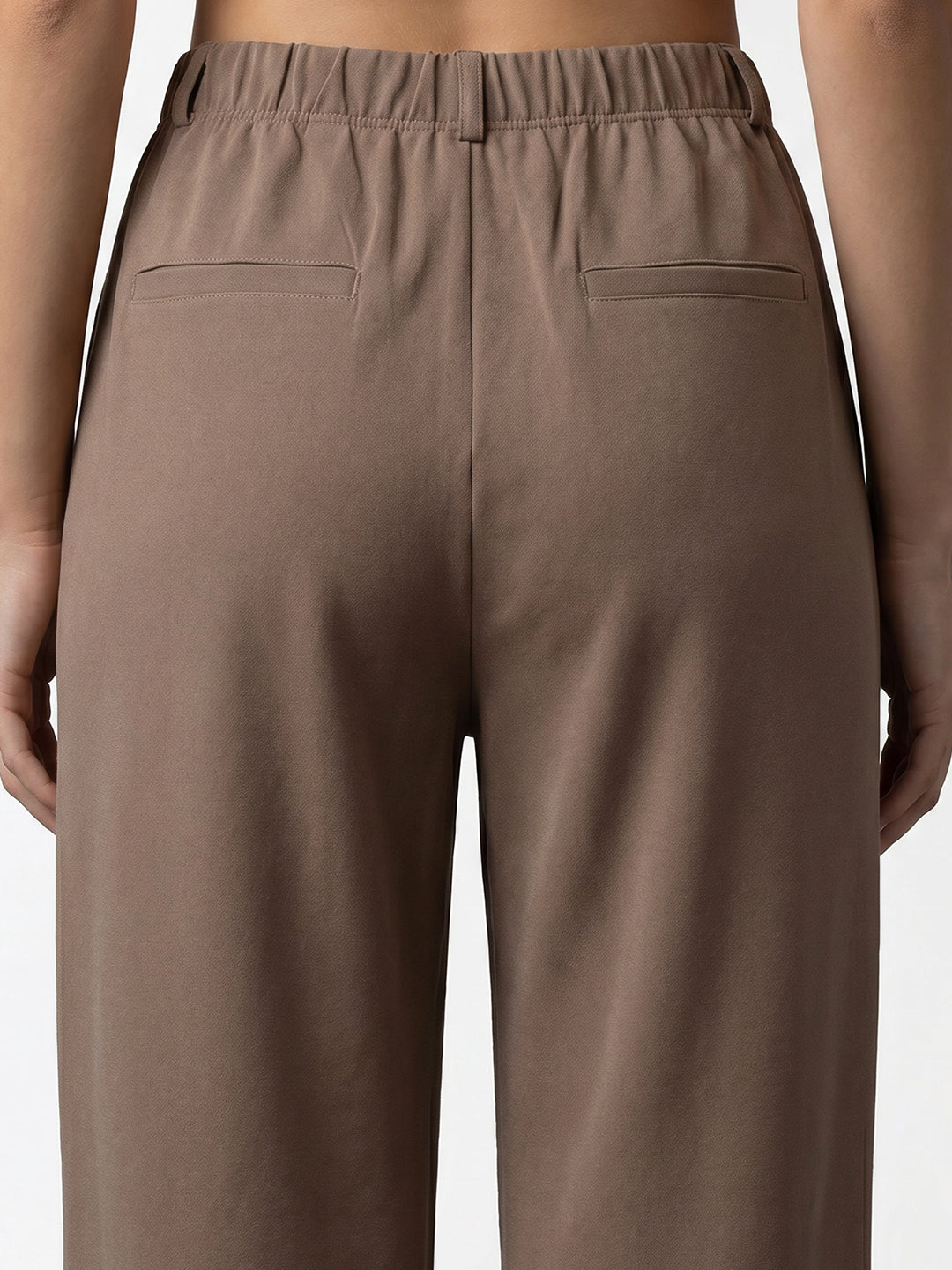 Women Fawn High-Rise Straight Fit Korean Pants