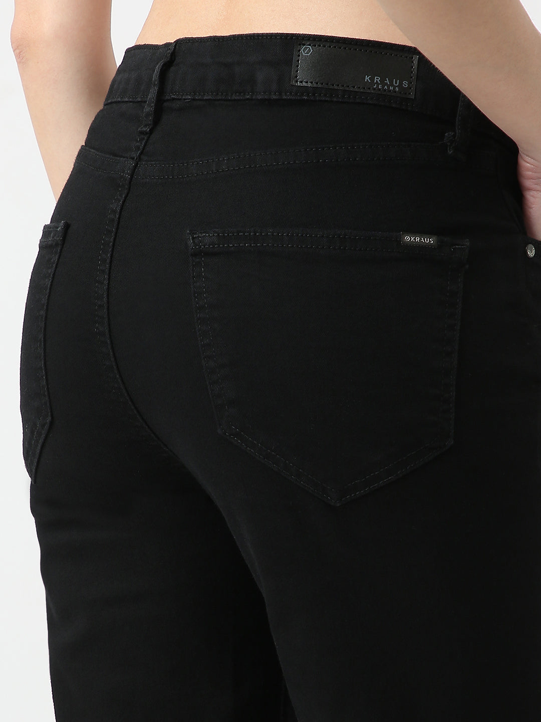 Women High-Rise Slim Straight Fit Jeans