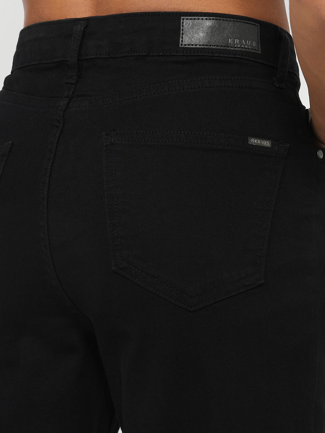 Women Black High-Rise Wide Leg Jeans