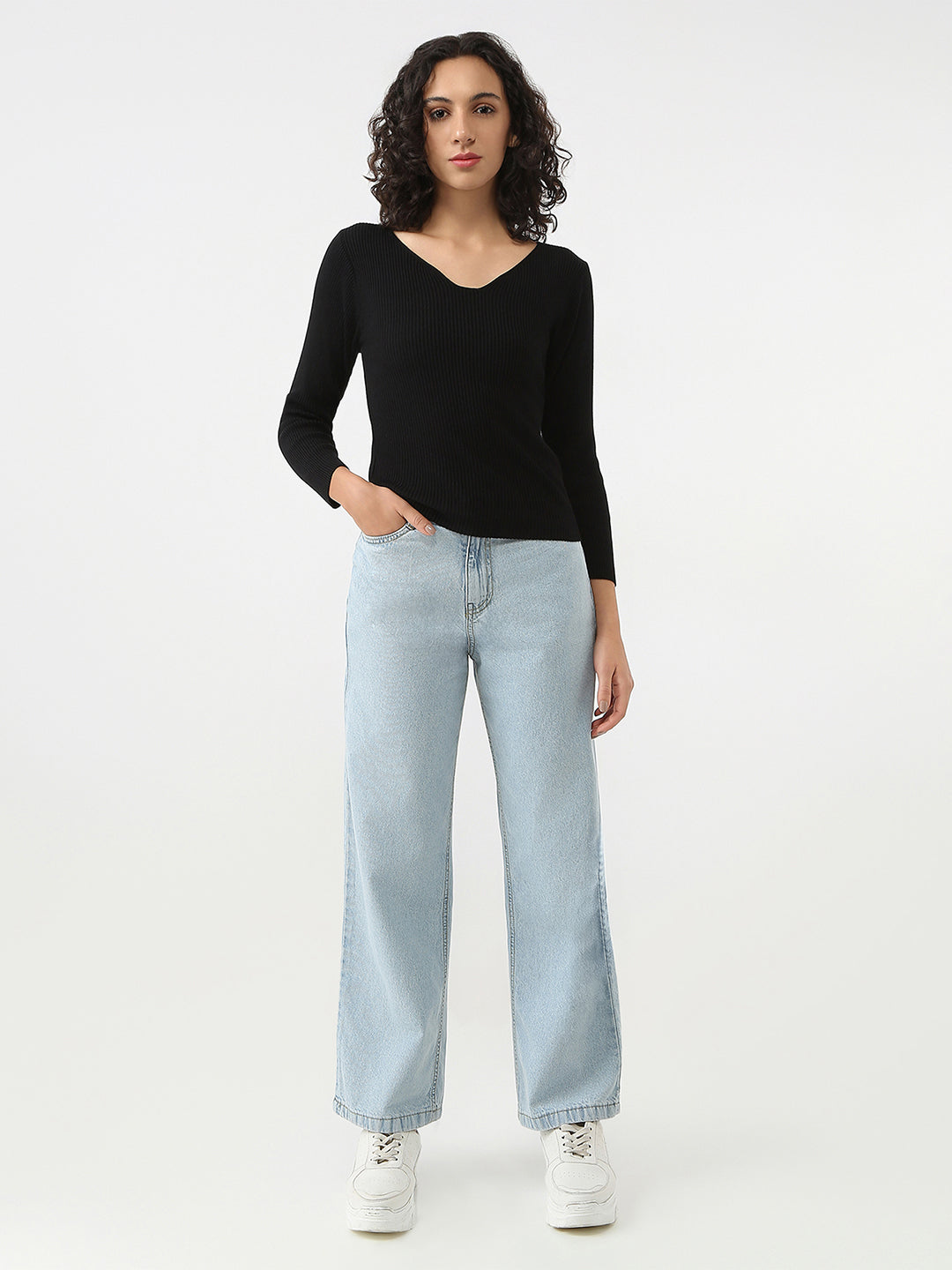 Women Flat Knit Top