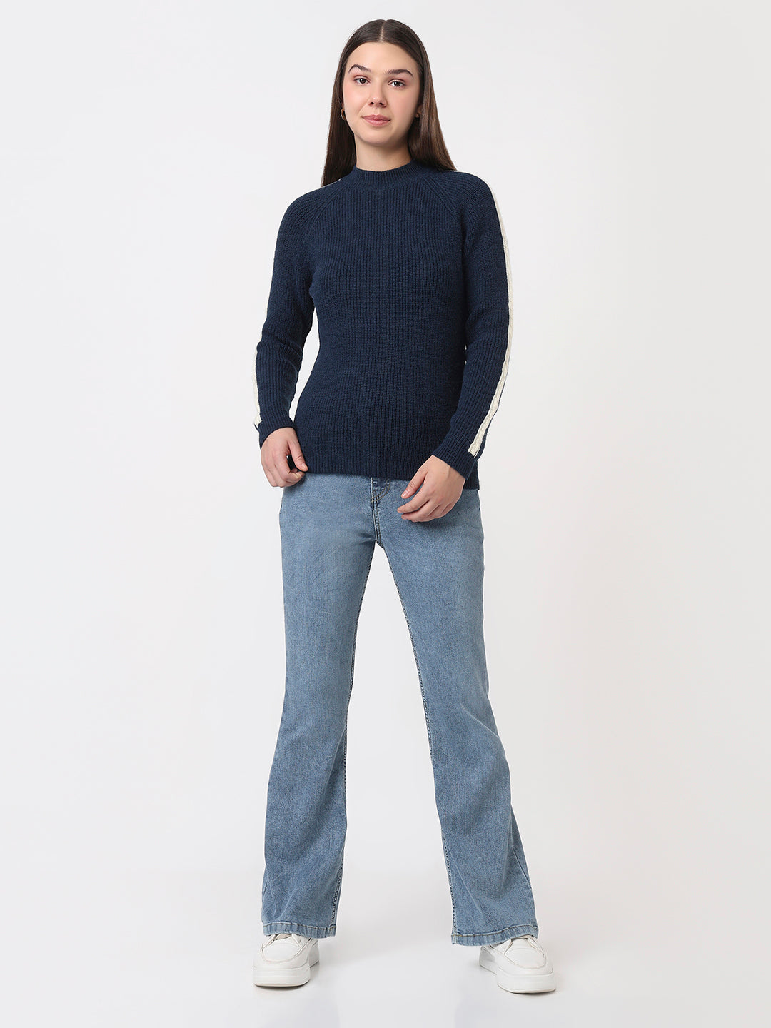 Women Airforce Slim Fit Sweater