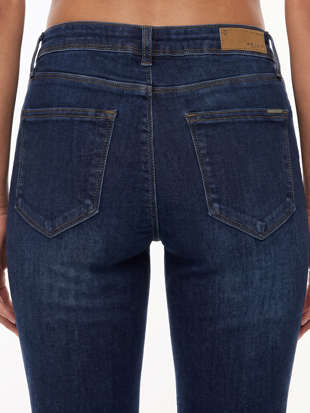 Blue High-Rise Flare Jeans