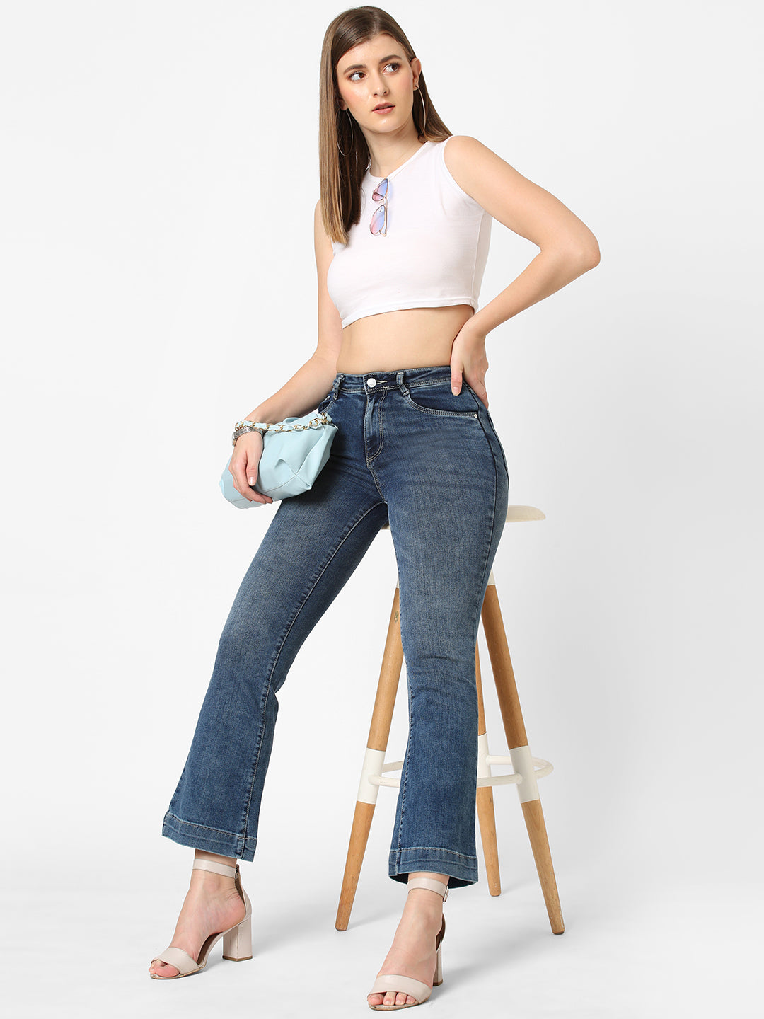 Women High-Rise Flare Jeans
