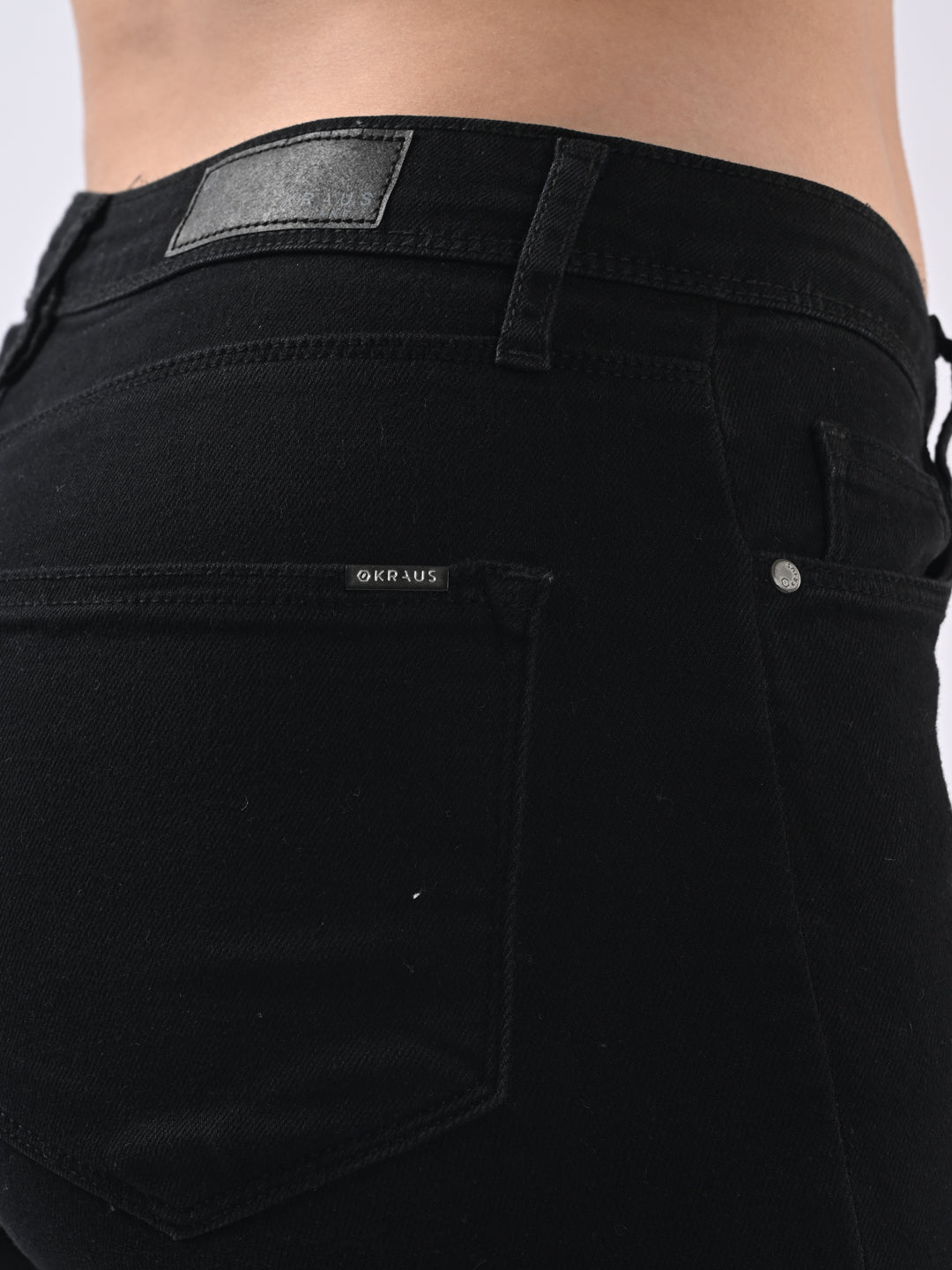 Women High-Rise Snug Straight Jeans