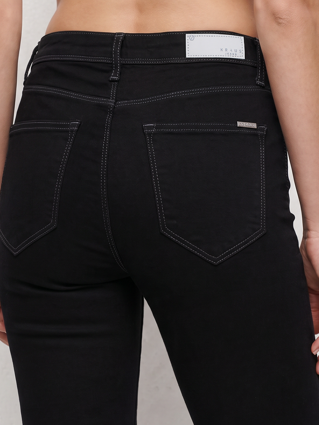 Women Black High-Rise Flare Jeans