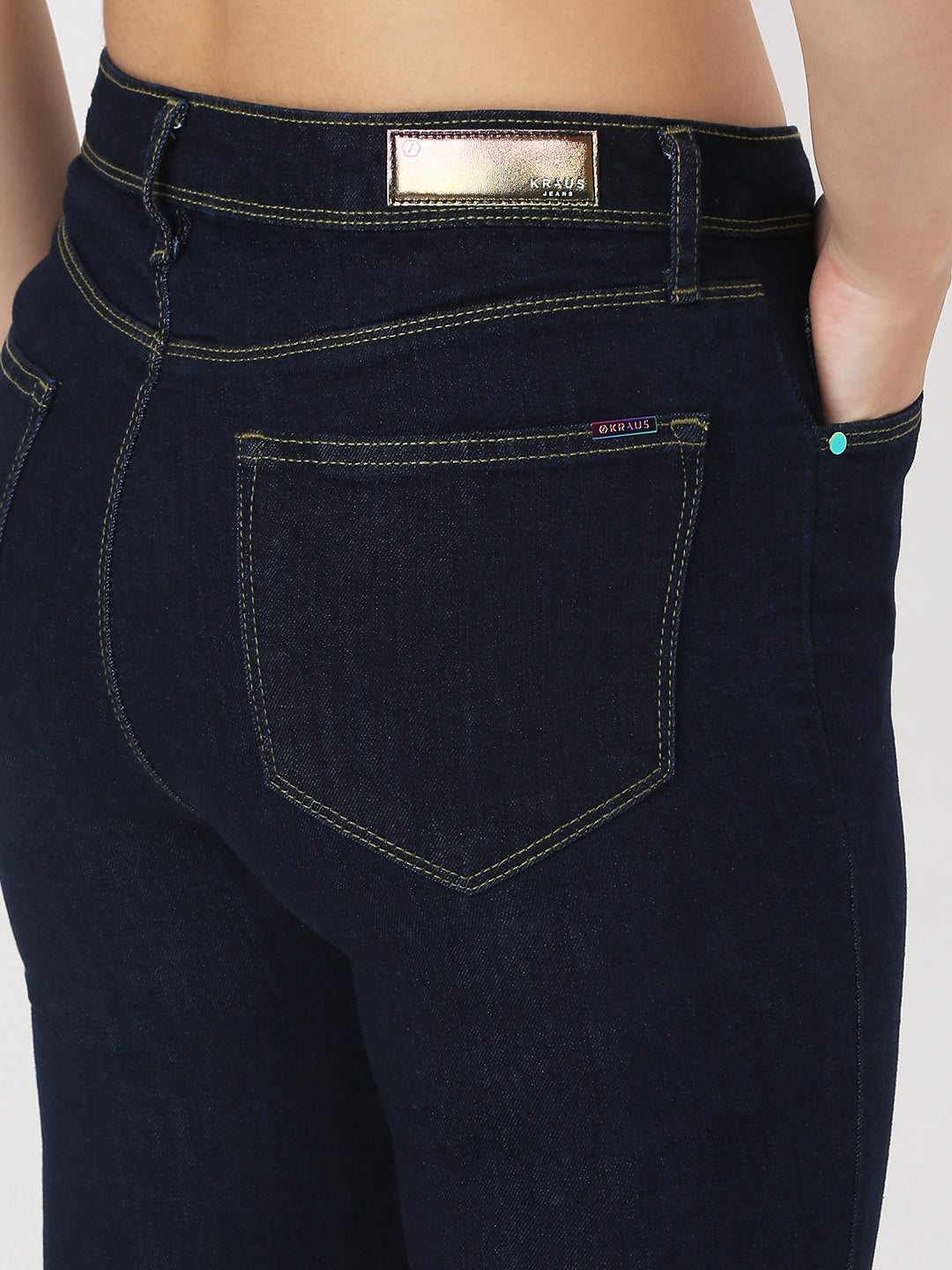 Women Blue High-Rise Flare Jeans
