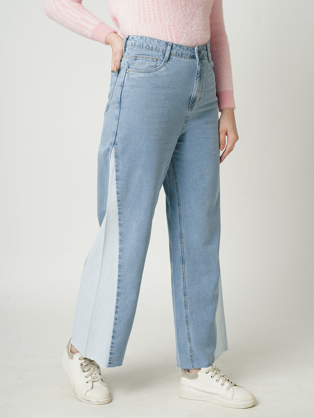 Women High-Rise Wide Leg Jeans