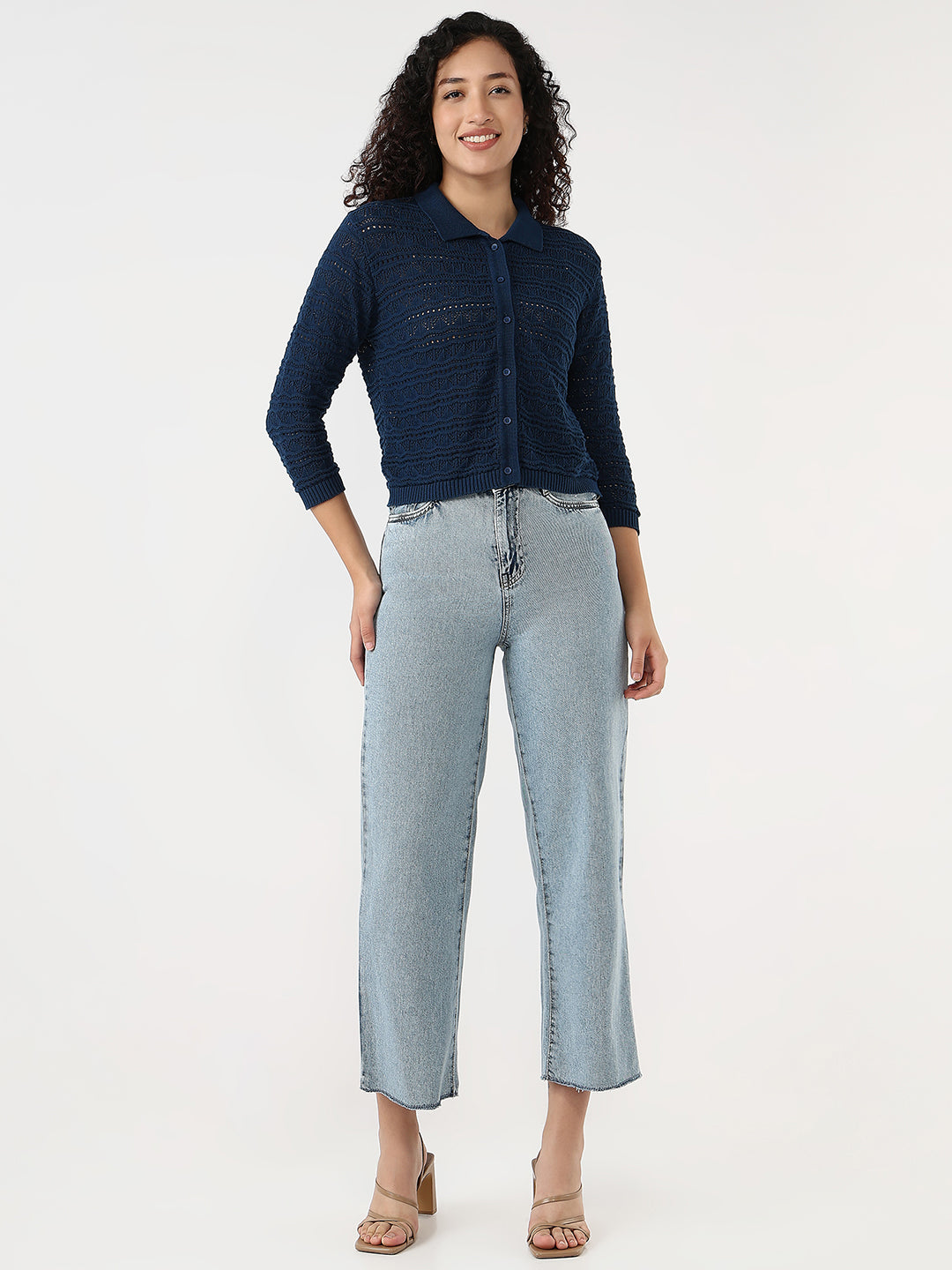 Women Airforce Slim Flat Knit Shirt