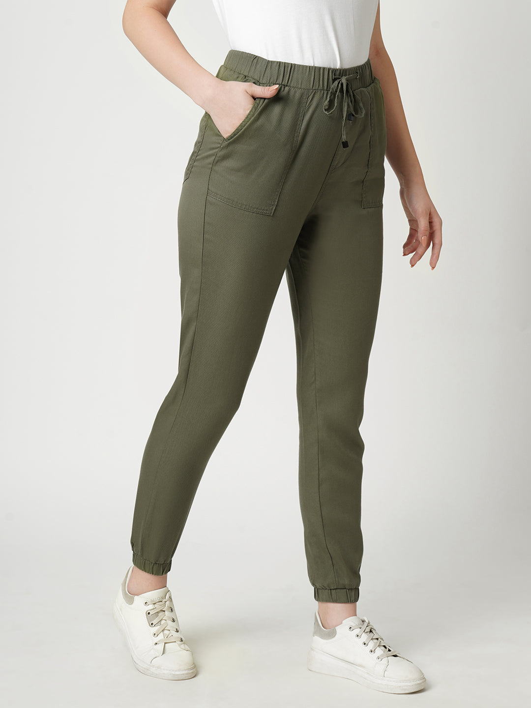 Women High-Rise Comfort Fit Joggers