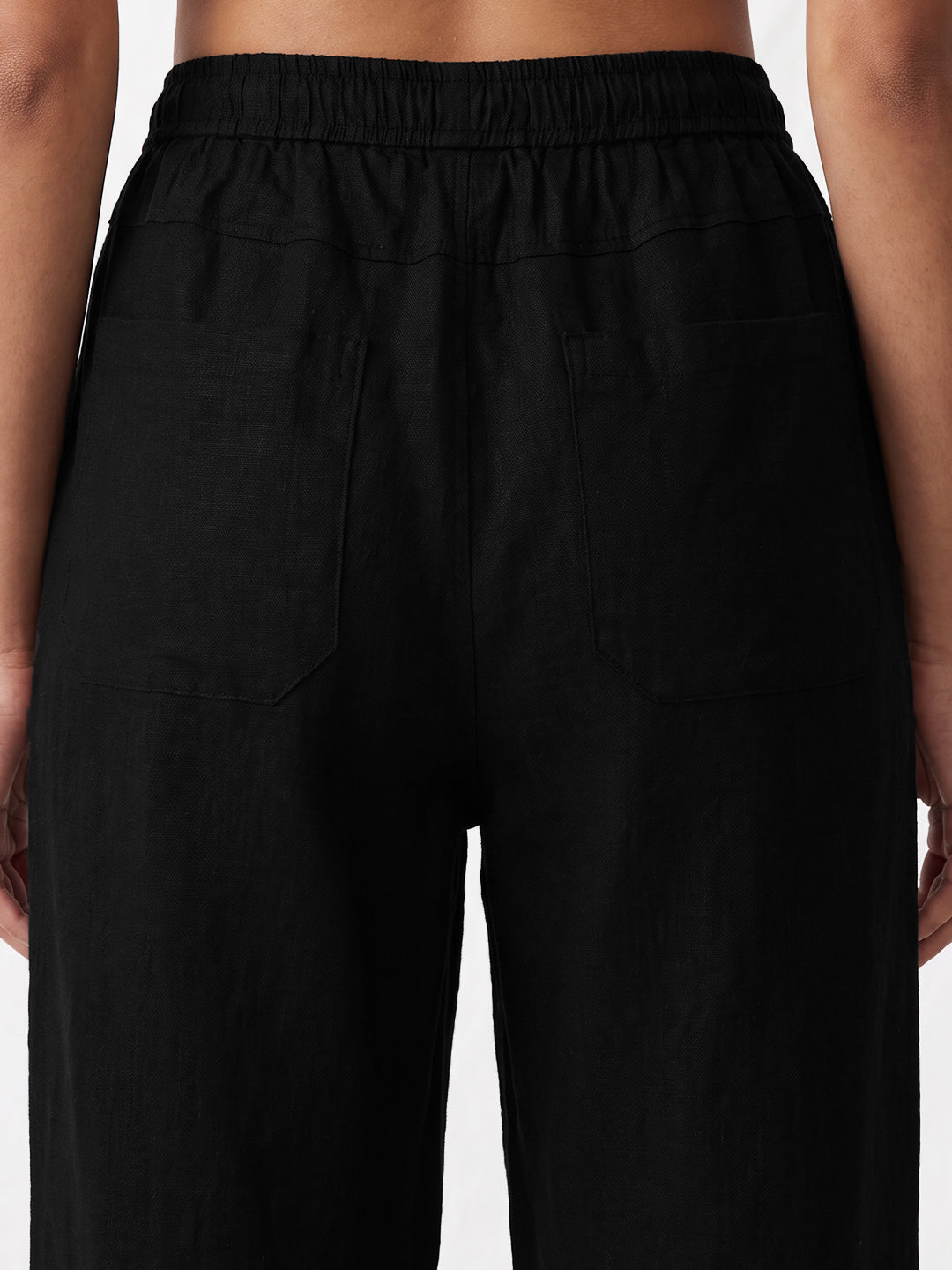 Solid Black Trouser