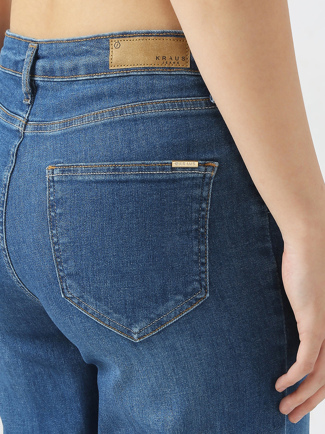 Women Blue High-Rise Wide Leg Jeans