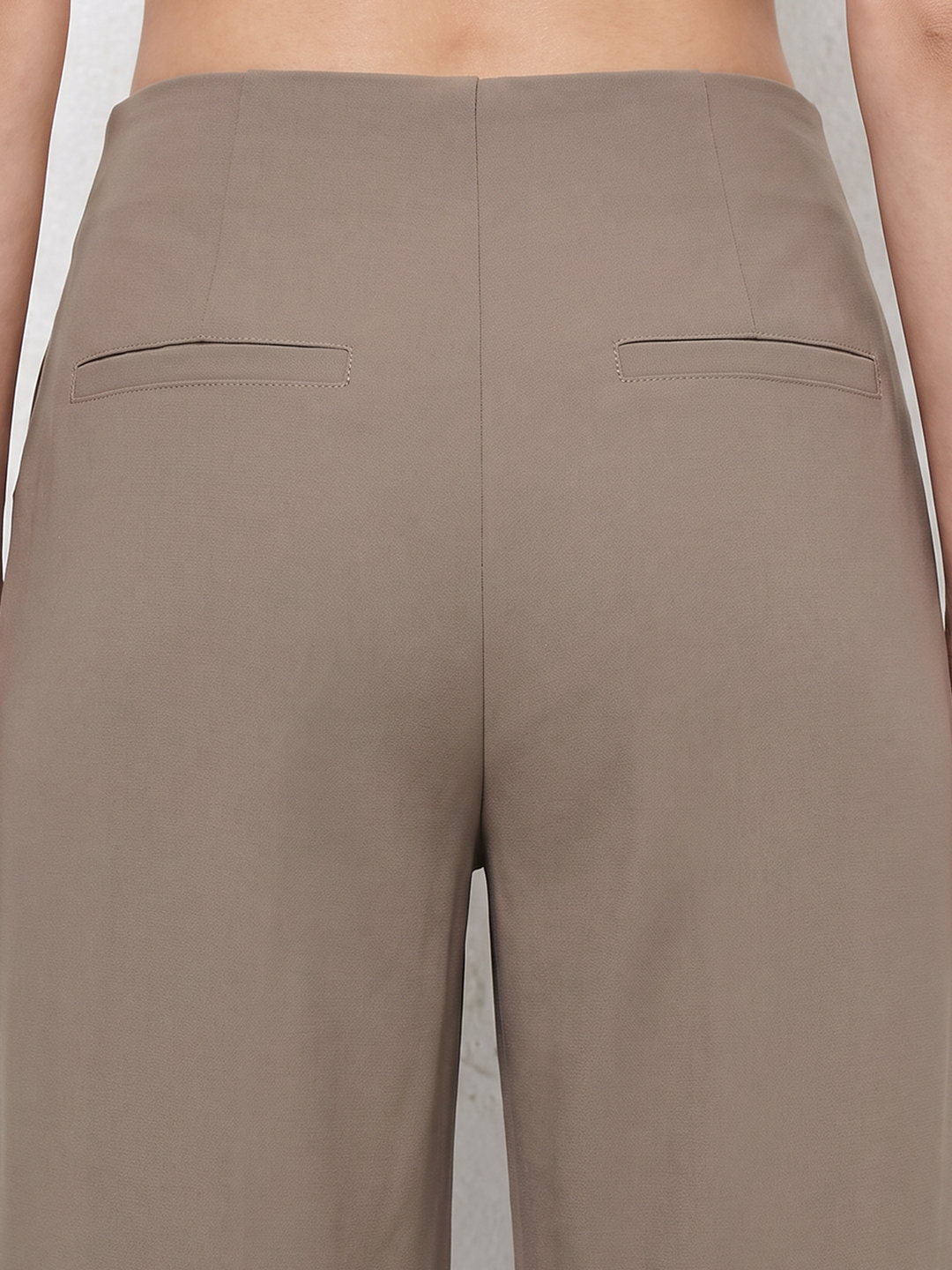 Women Oatmilk Wide Leg Treggings
