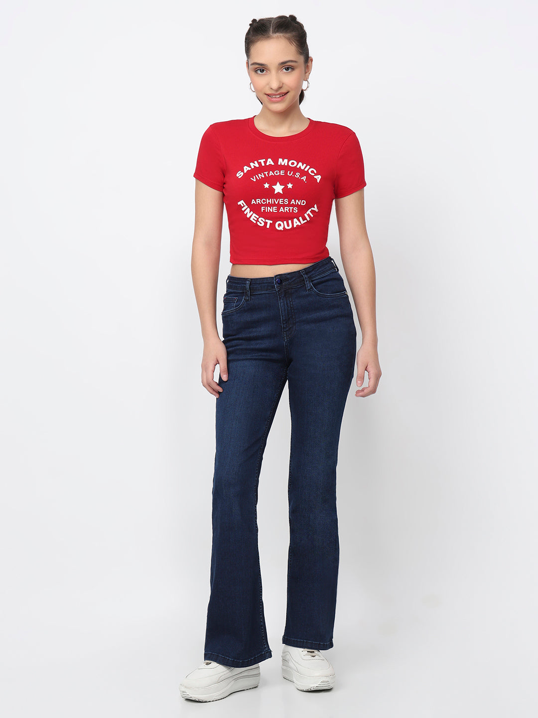 Women Red Genz Tees