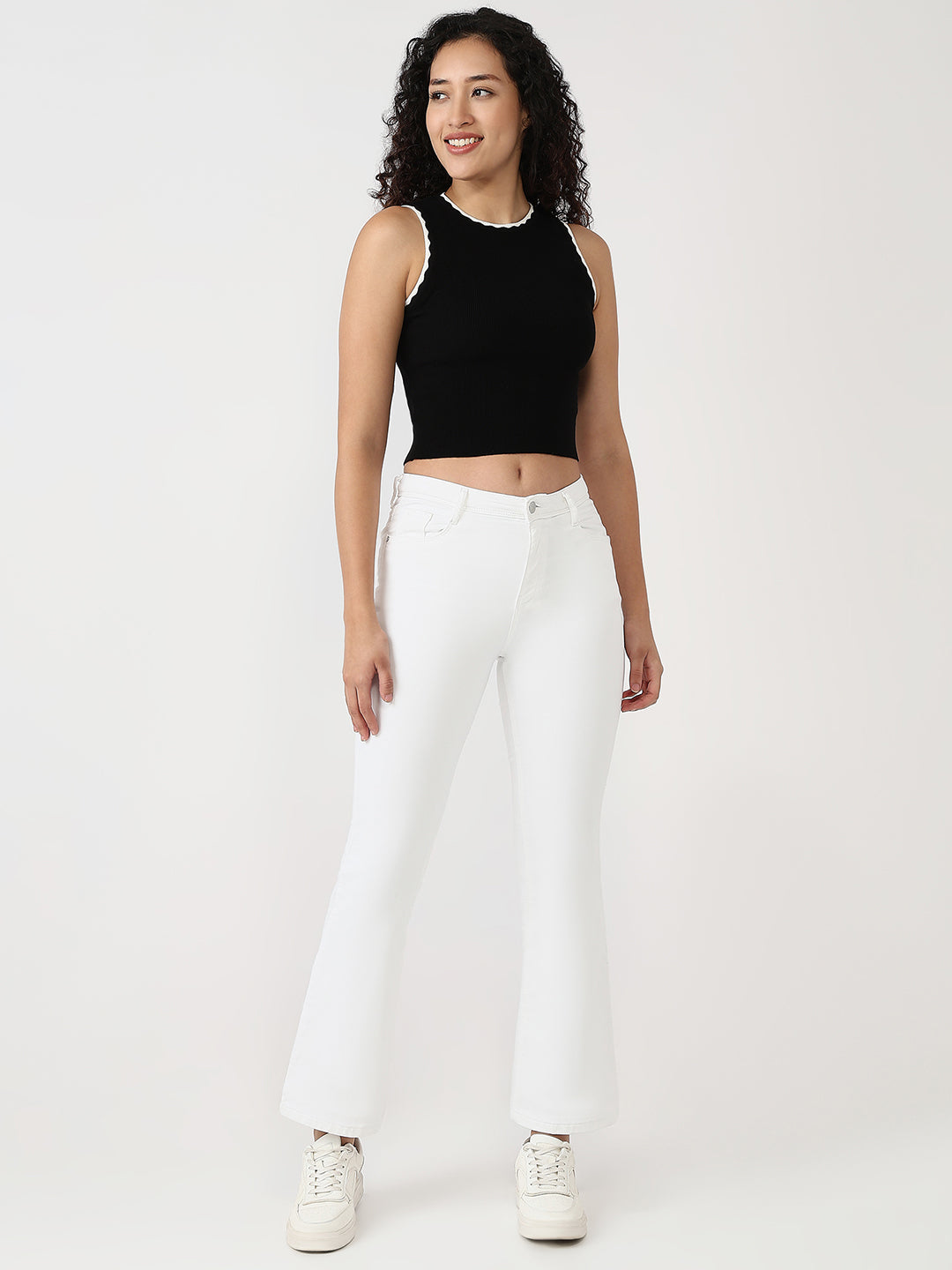 Women Black Slim Tank Top