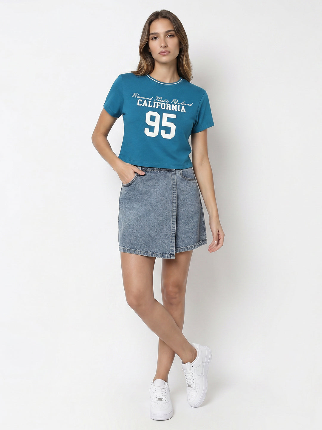 Women Dark Teal Genz Tees