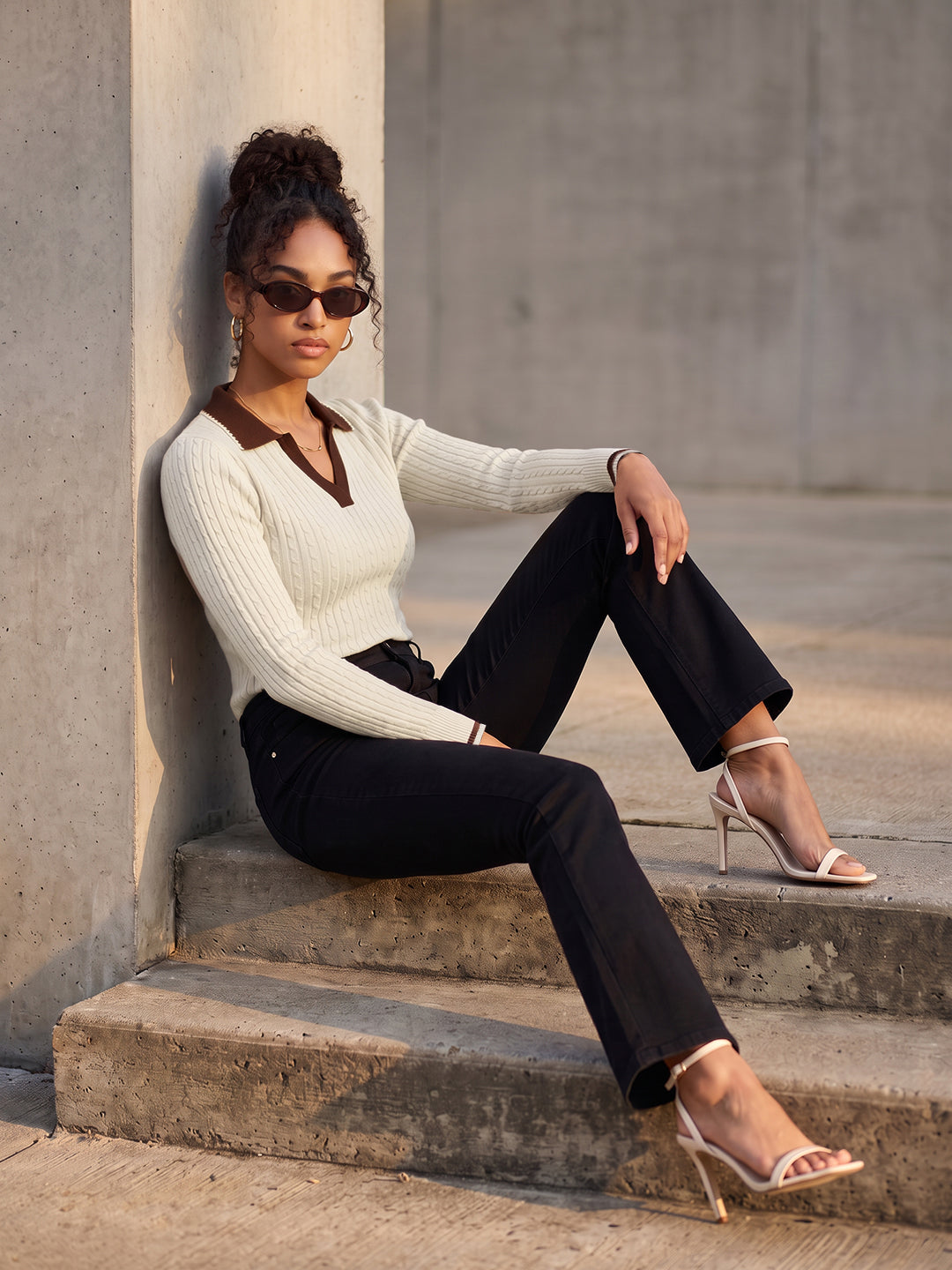 Ivory Flat Knit