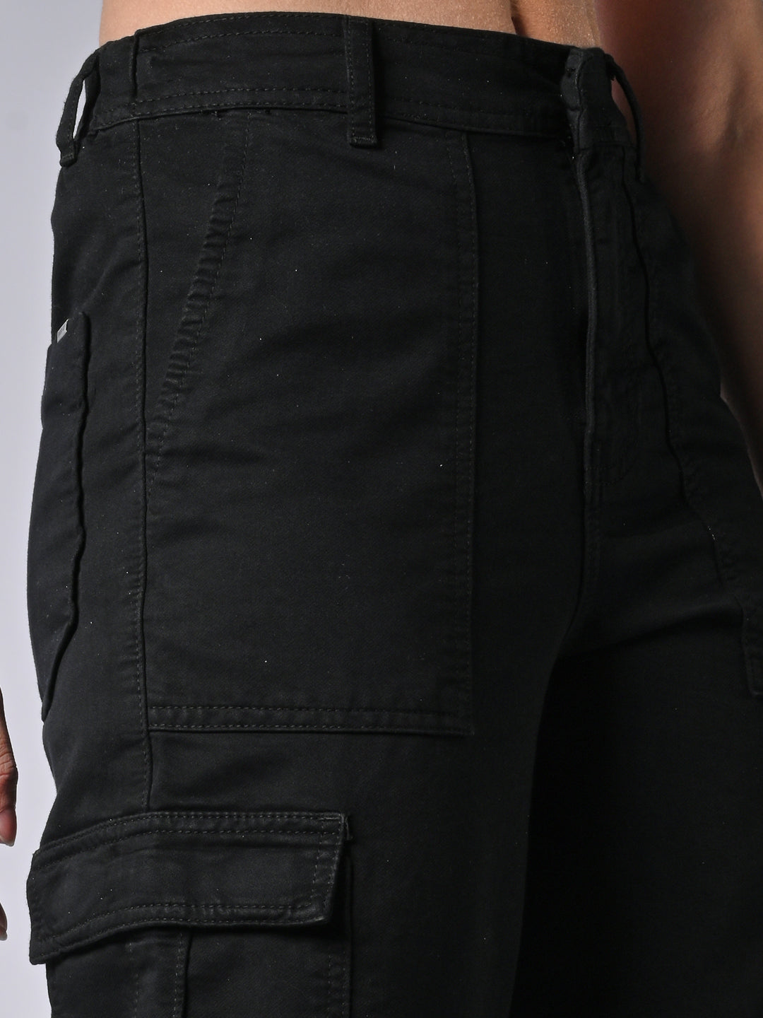 Women High-Rise Loose Straight Fit Cargo