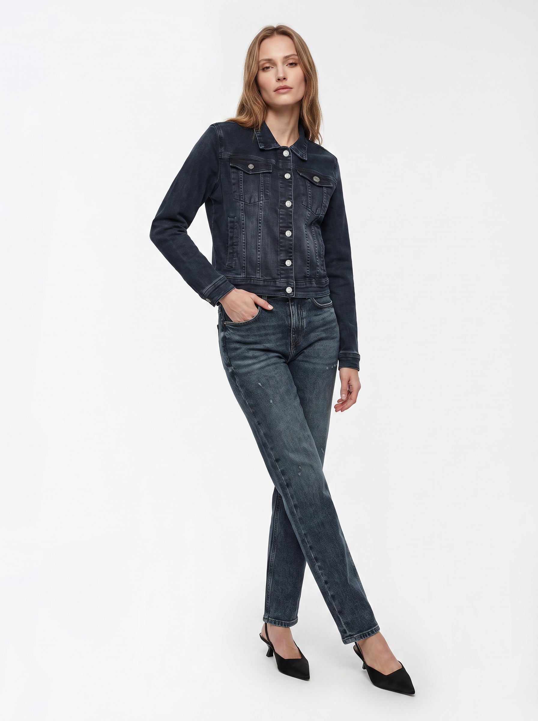 Women Slate Blue Jacket