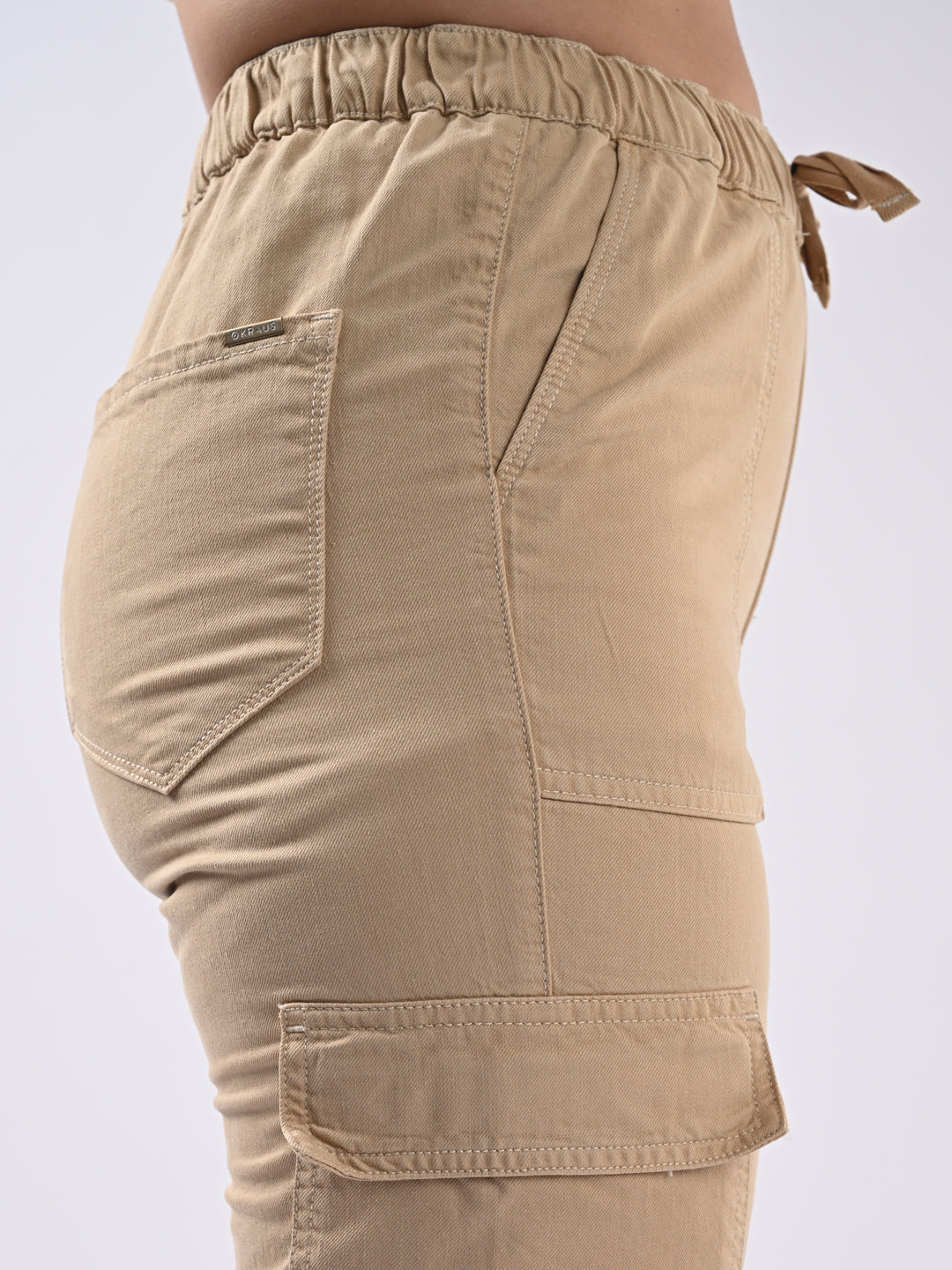 Women High-Rise Cargo Joggers