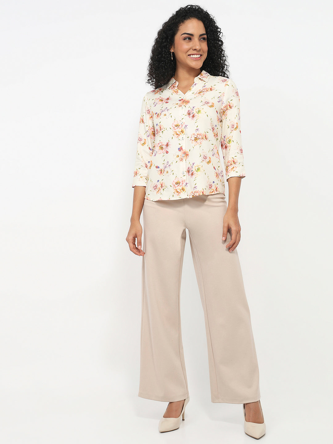 Women Floral Print Shirt