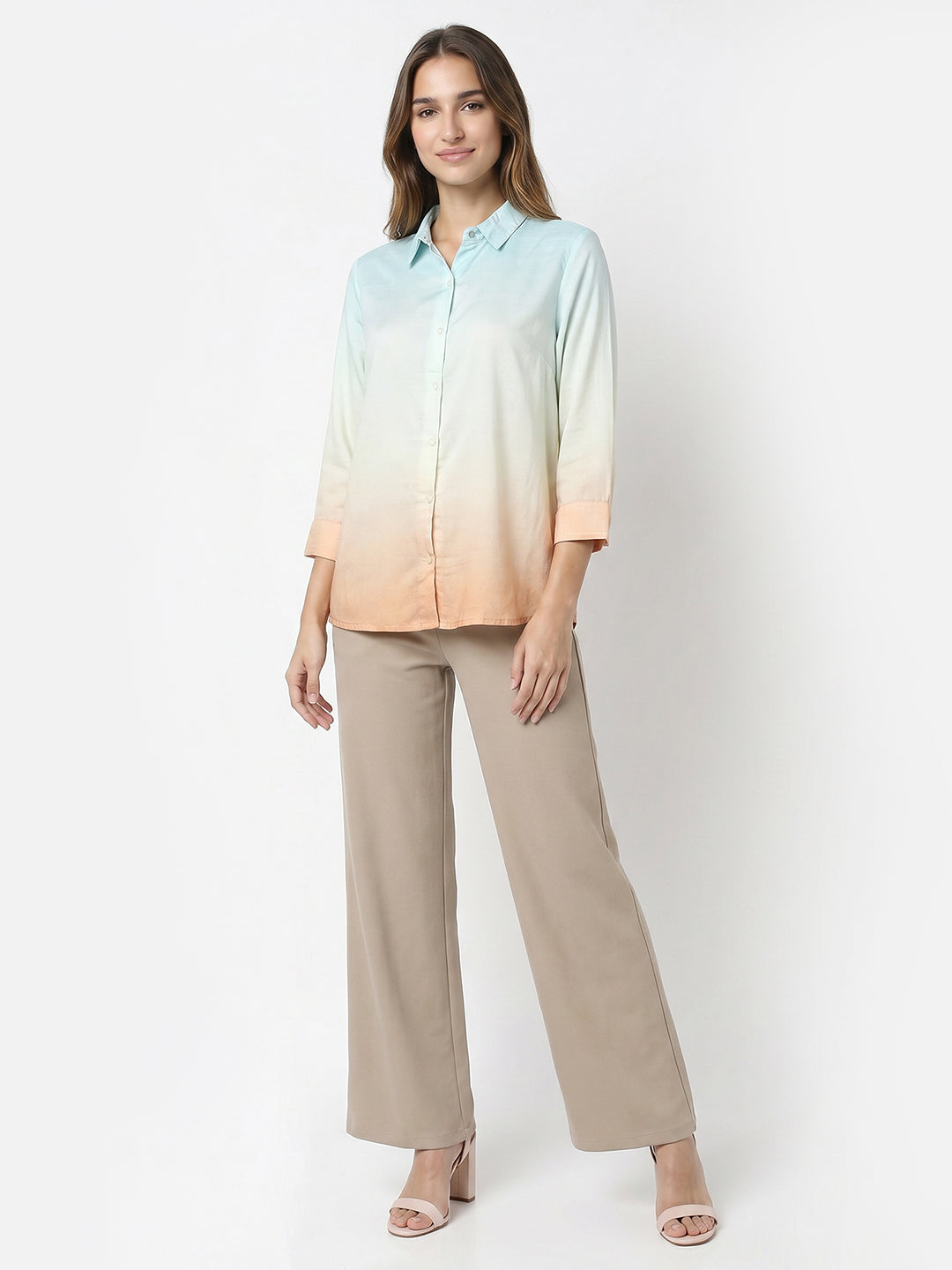 Women Ombre Shirt