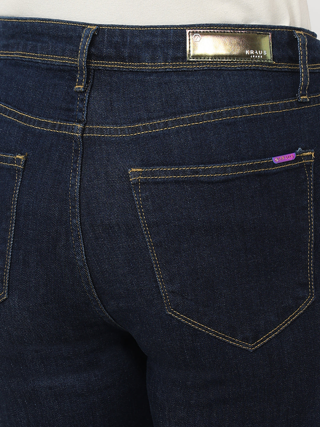 Dark Blue High-Rise Skinny Jeans