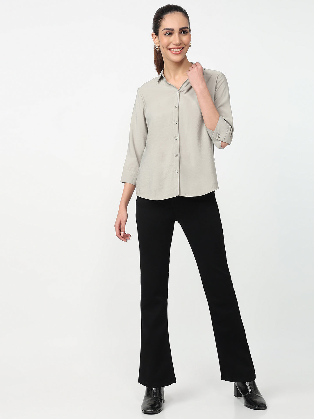 Women Cloud Slim Shirt