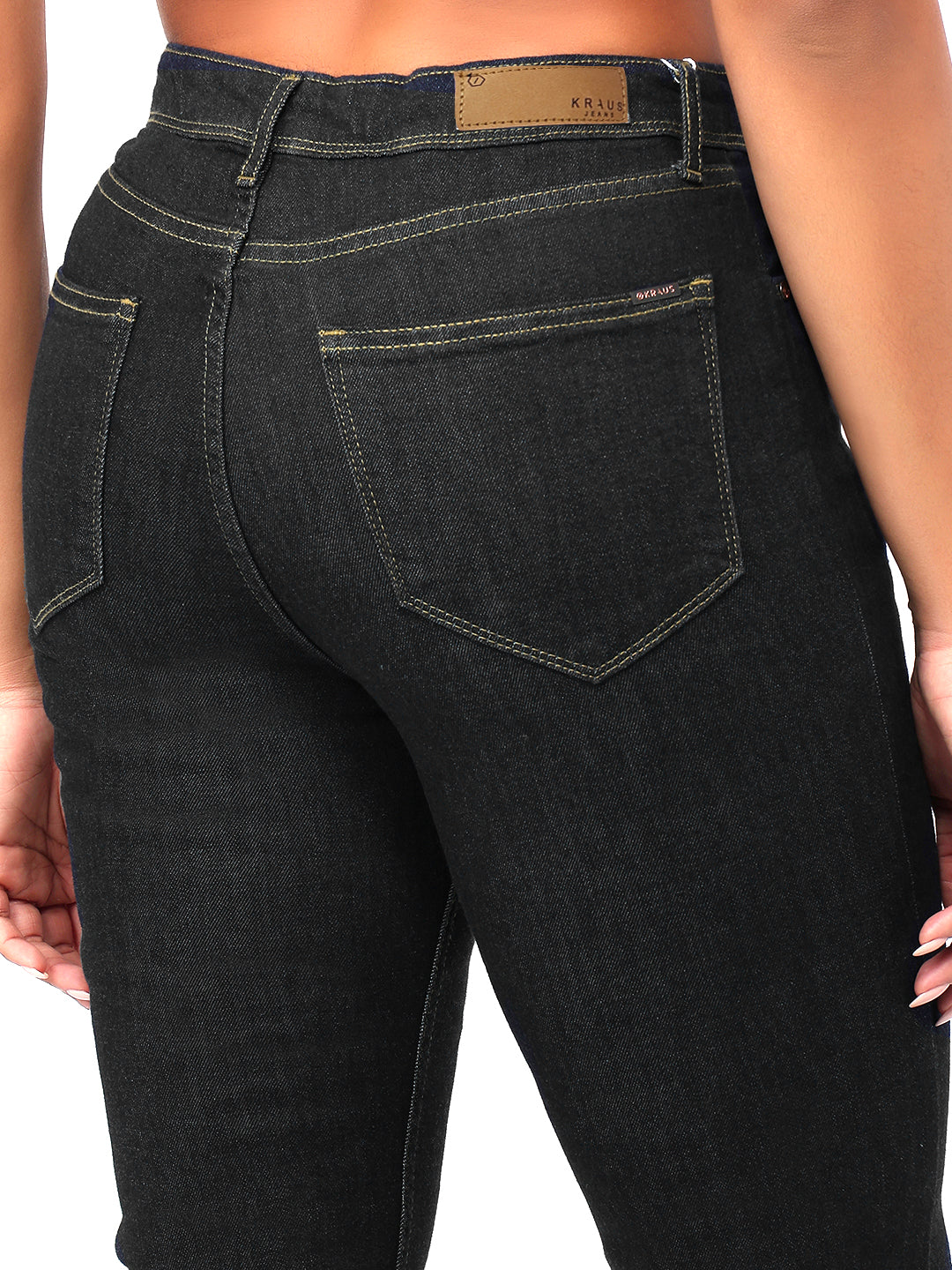 Women Grey High-Rise Mini Flare Jeans