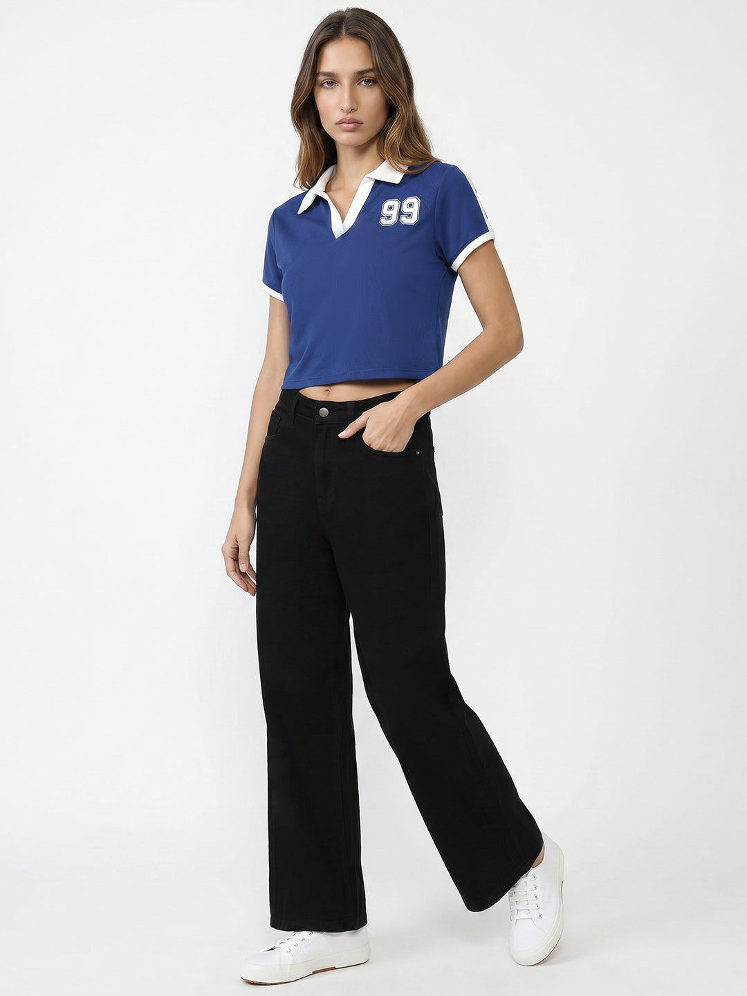Women Indigo Genz Tees