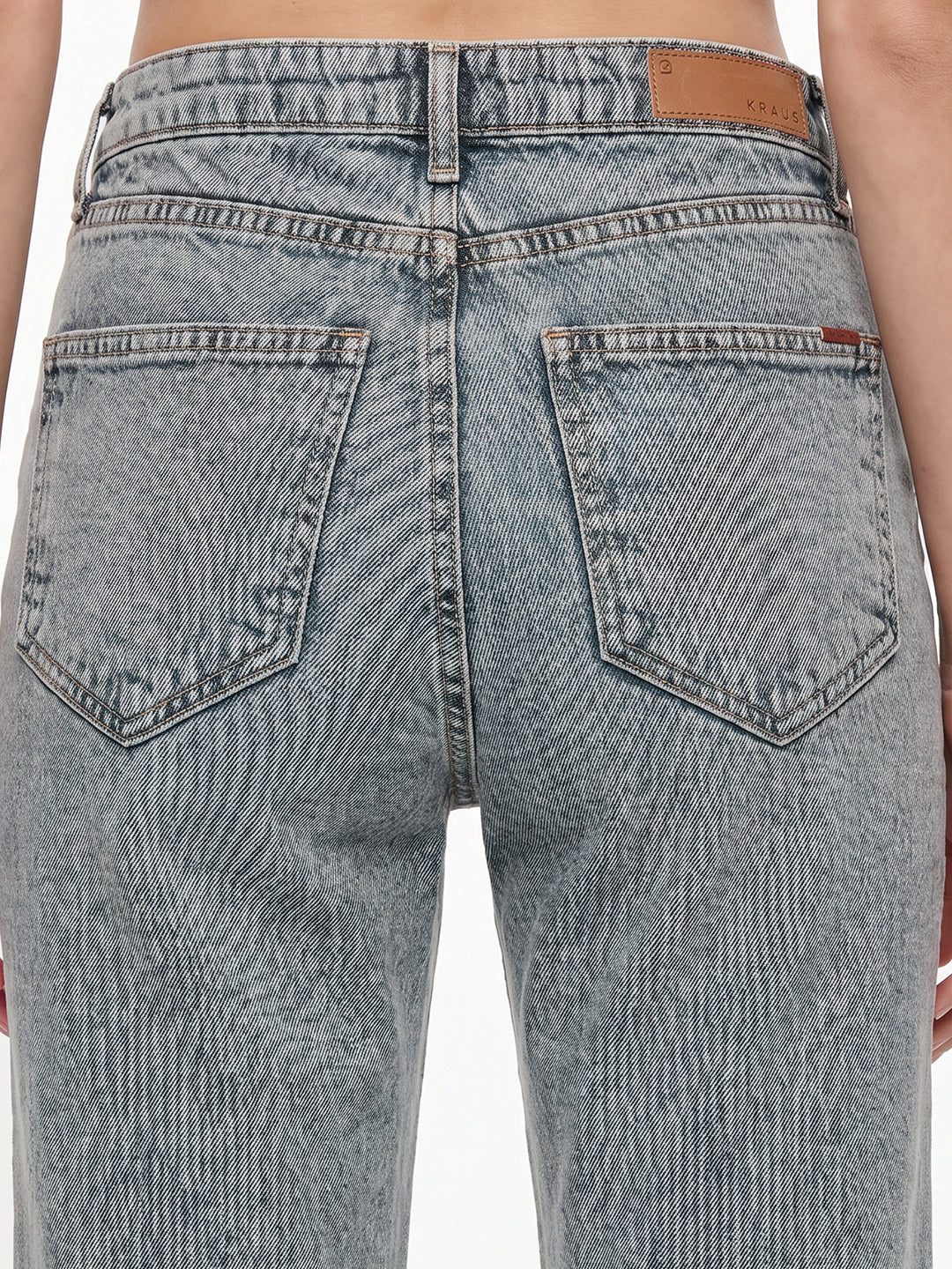 Women Blue High-Rise Slim Straight Fit Jeans