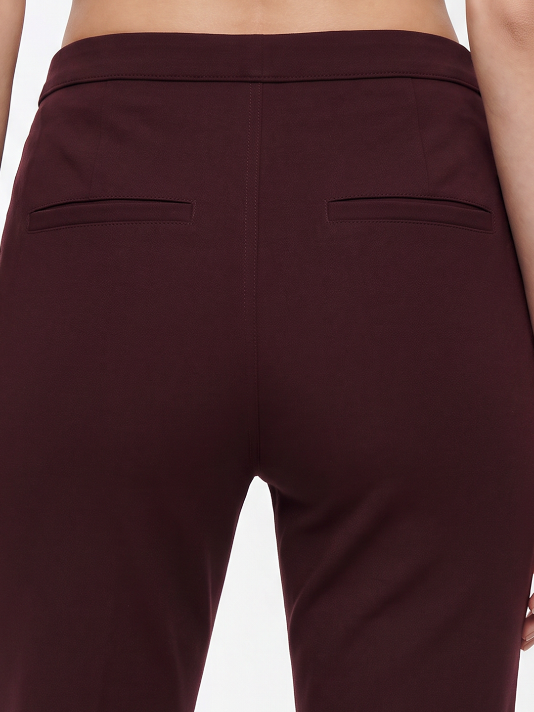 Women Wine Flare Treggings