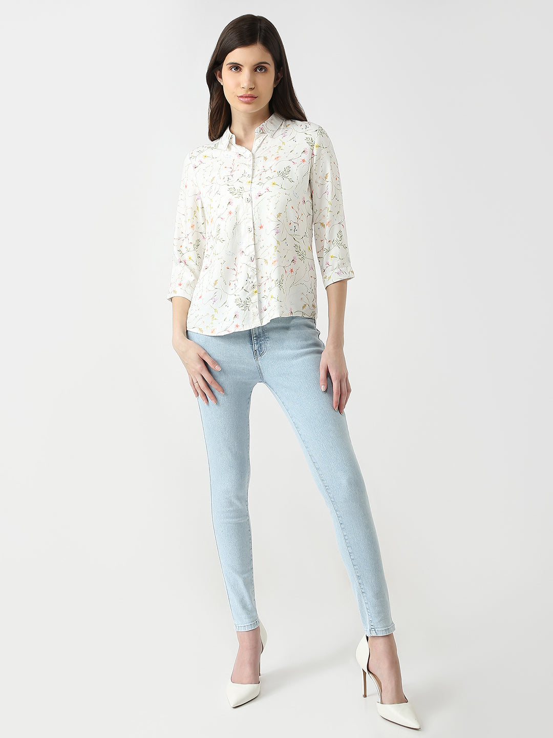 Women Floral Print Shirt
