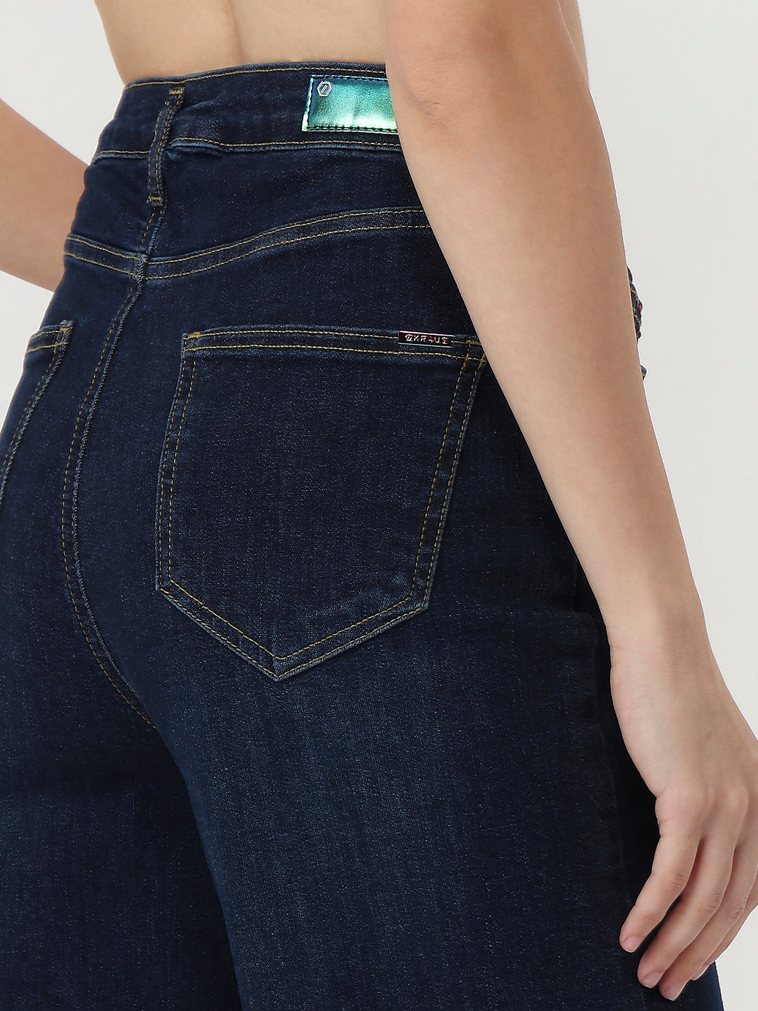 Blue High-Rise Baggy Jeans