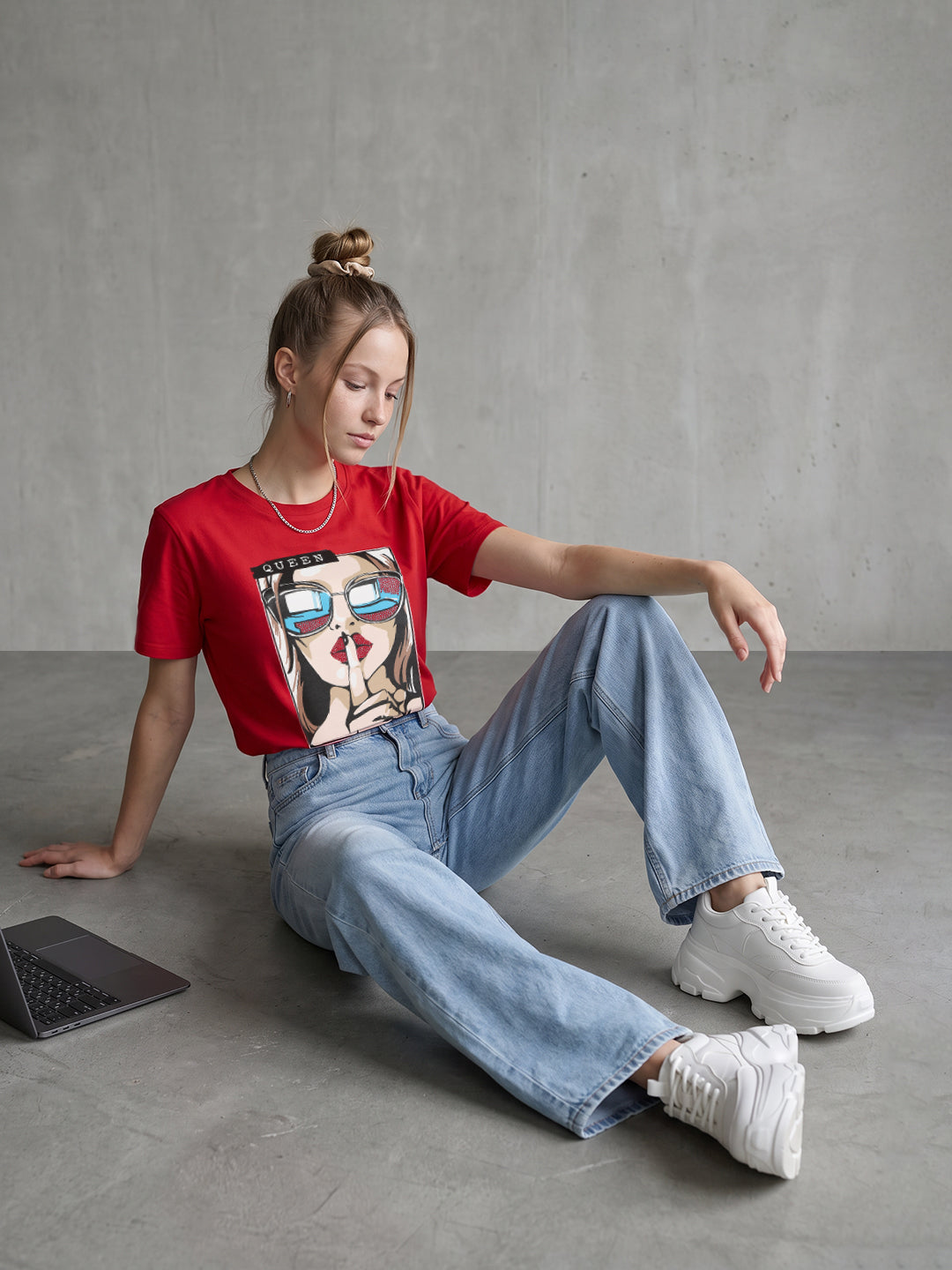 Red Graphic Tees