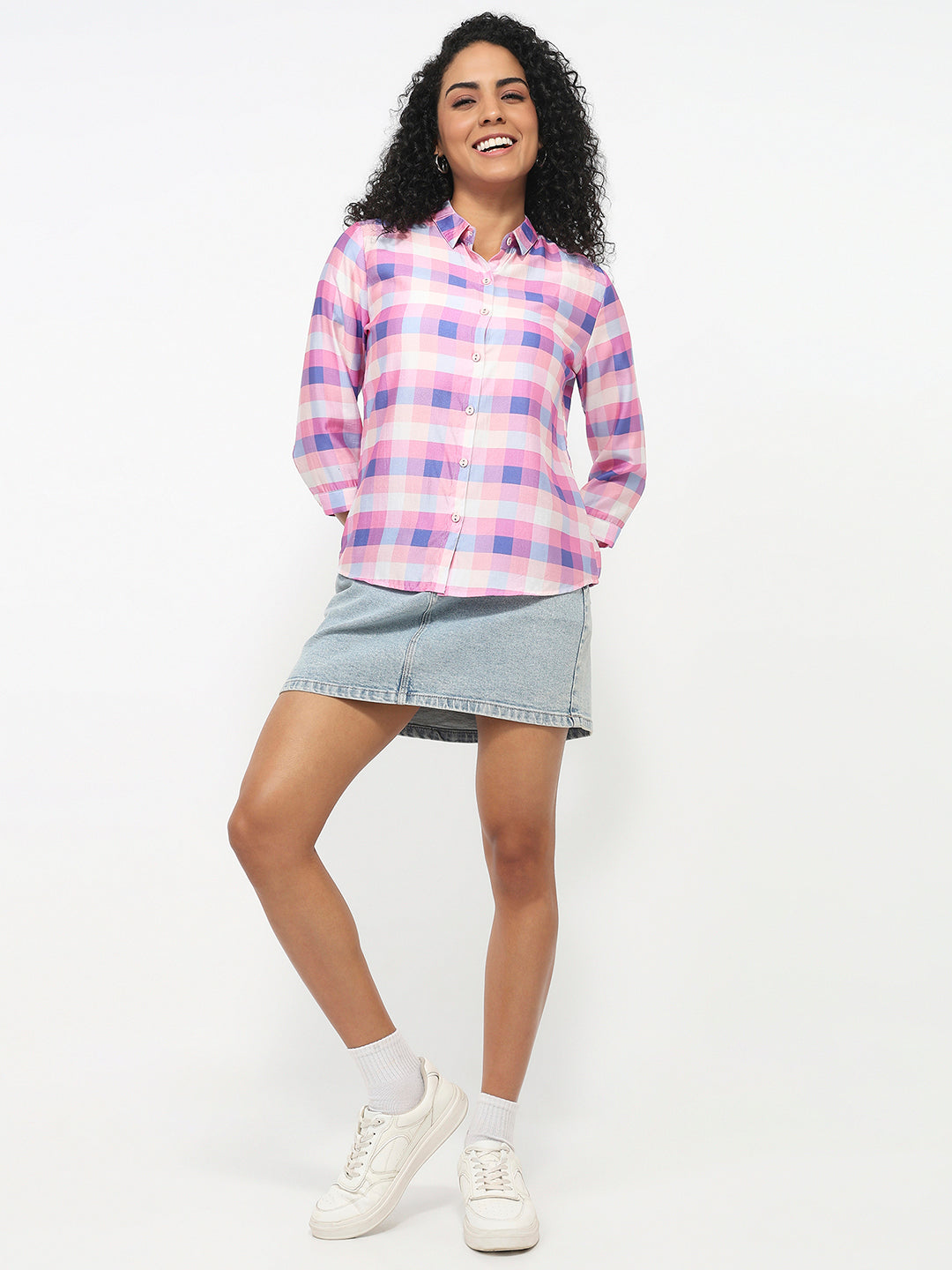 Women Multi Checked Shirt