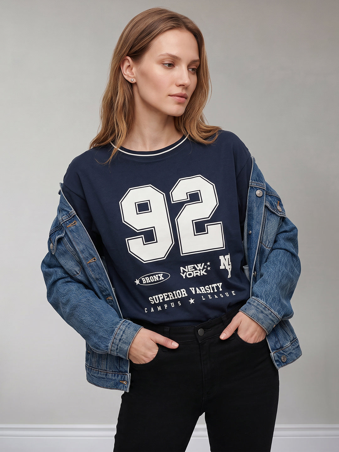 Women Airforce Oversized T-Shirt
