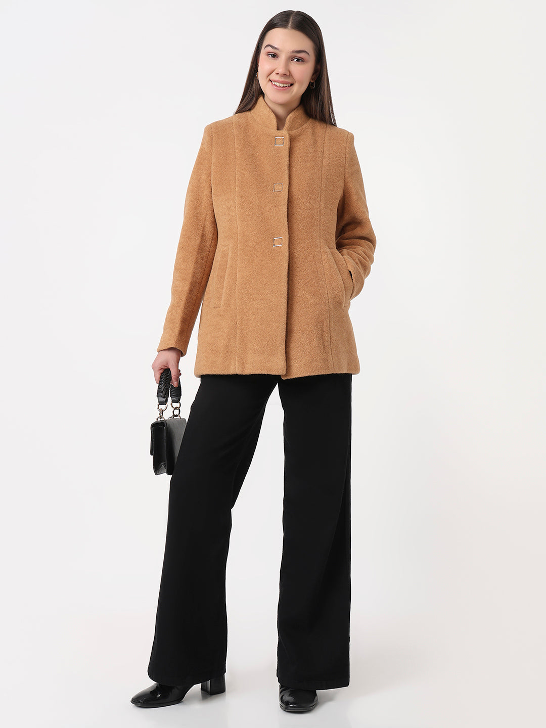 Women Light Brown Coat