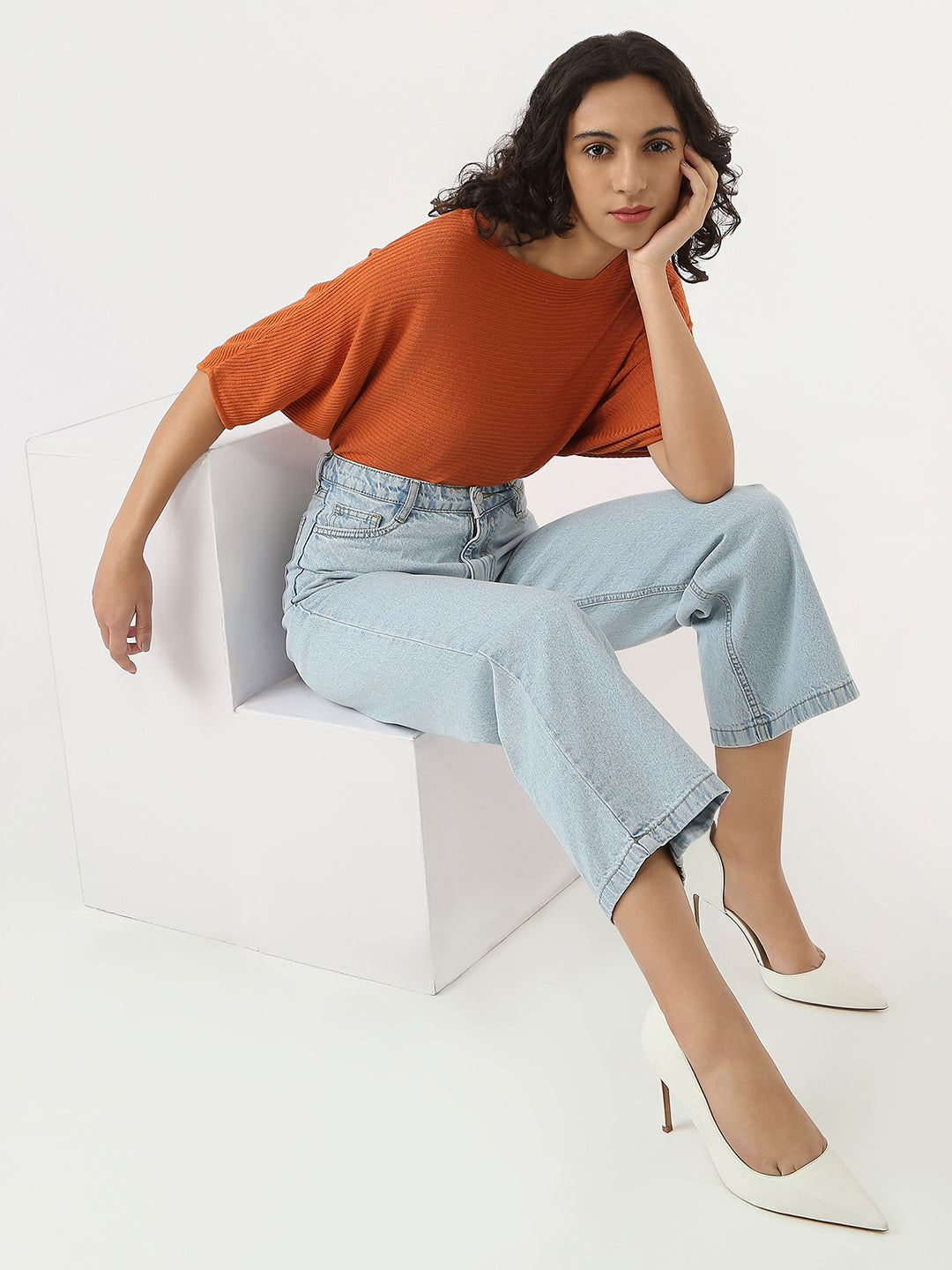 Women Flat Knit Top