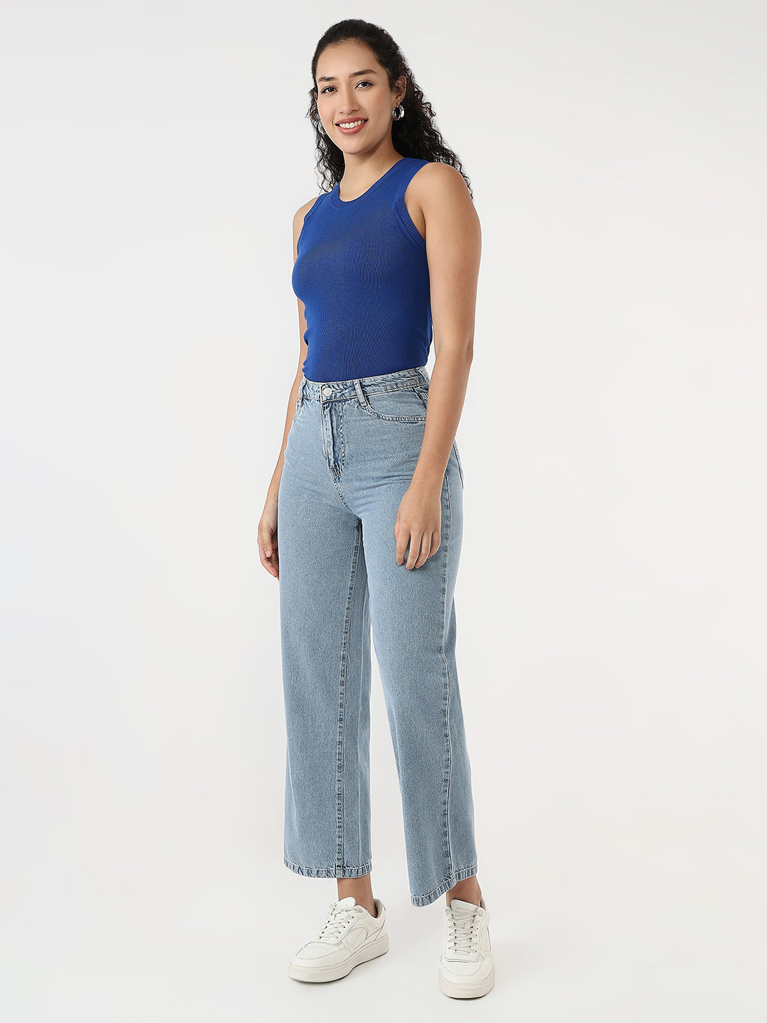 Women Ice Wide Leg Jeans