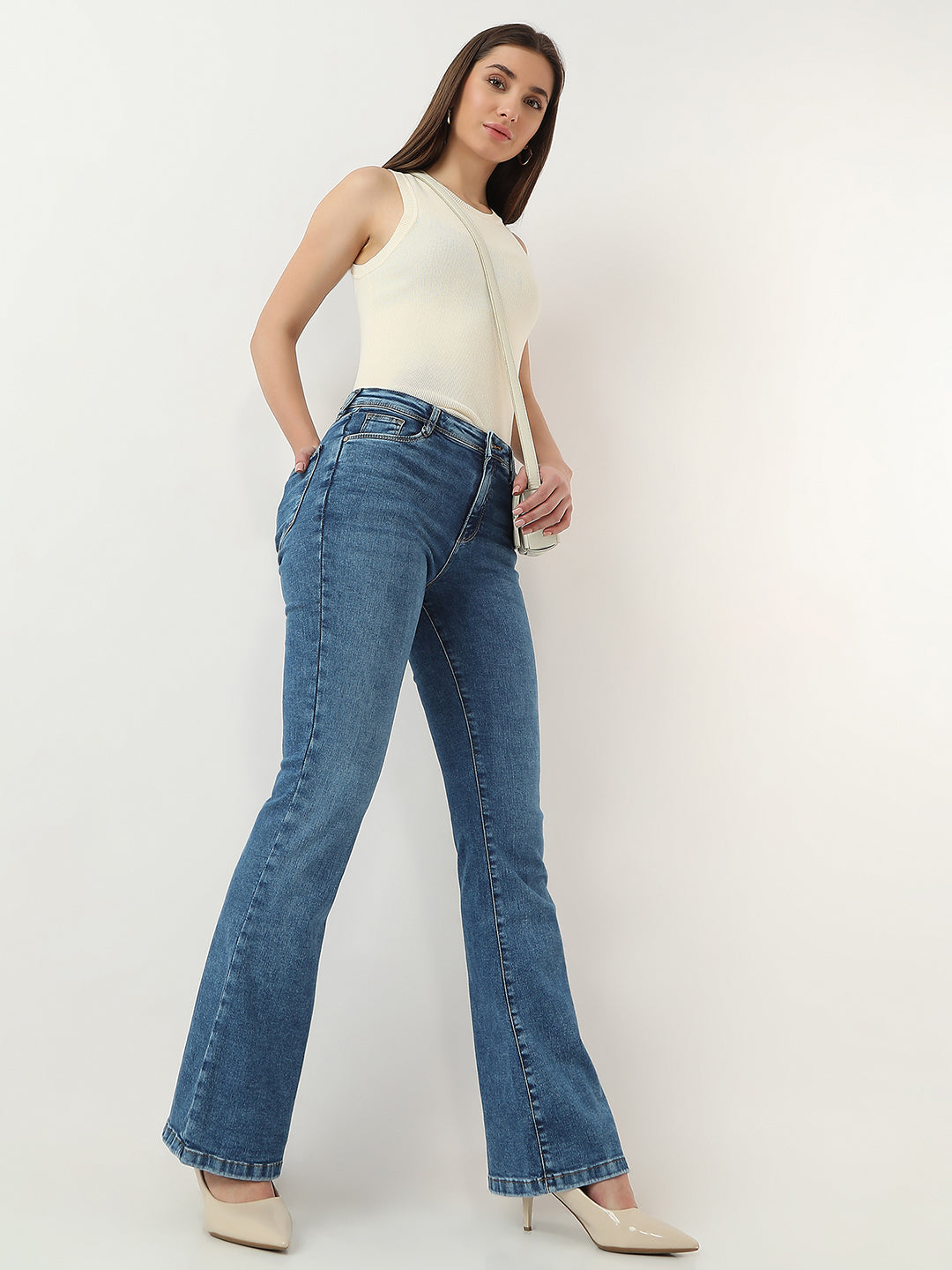 Women High-Rise Flare Jeans