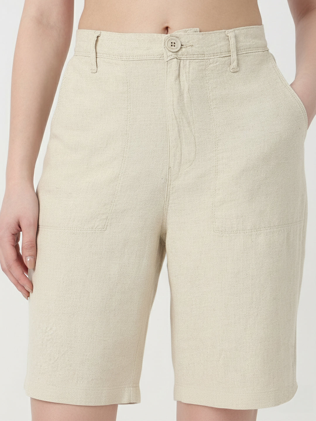 Women Light Natural Shorts